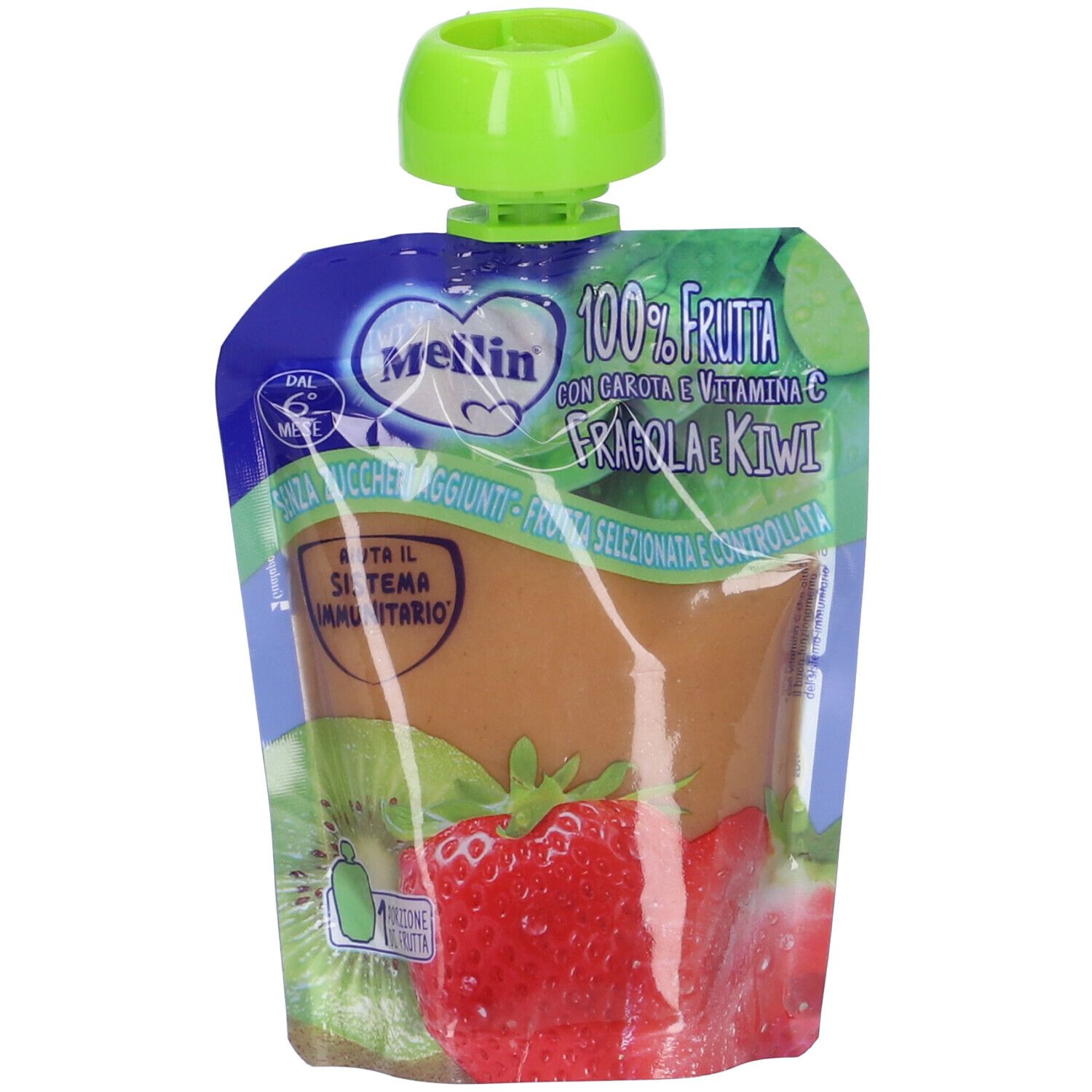 Mellin Pouch Fragola Kiwi 90 G