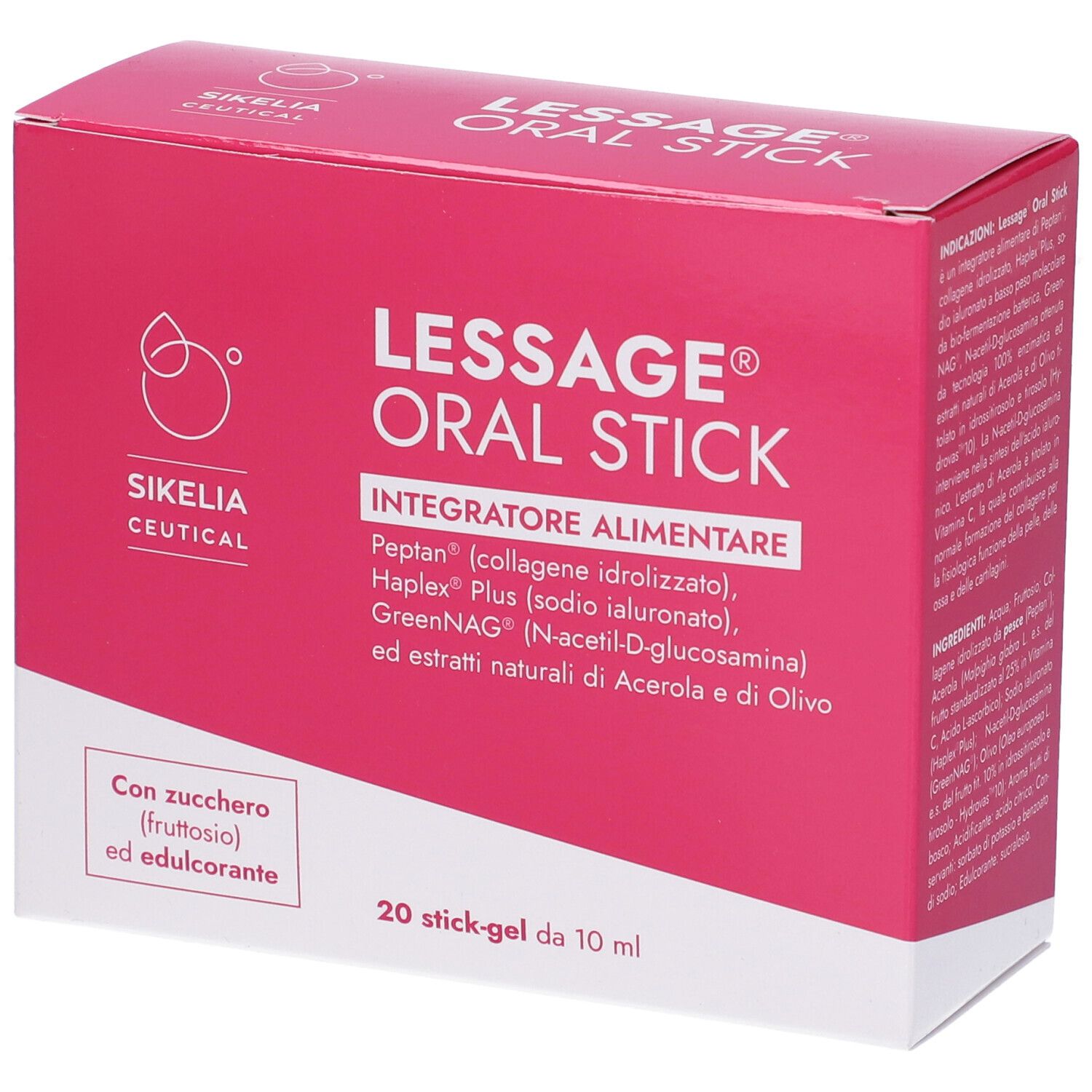 Lessage Oral Stick 20Stick 200 ml Gel