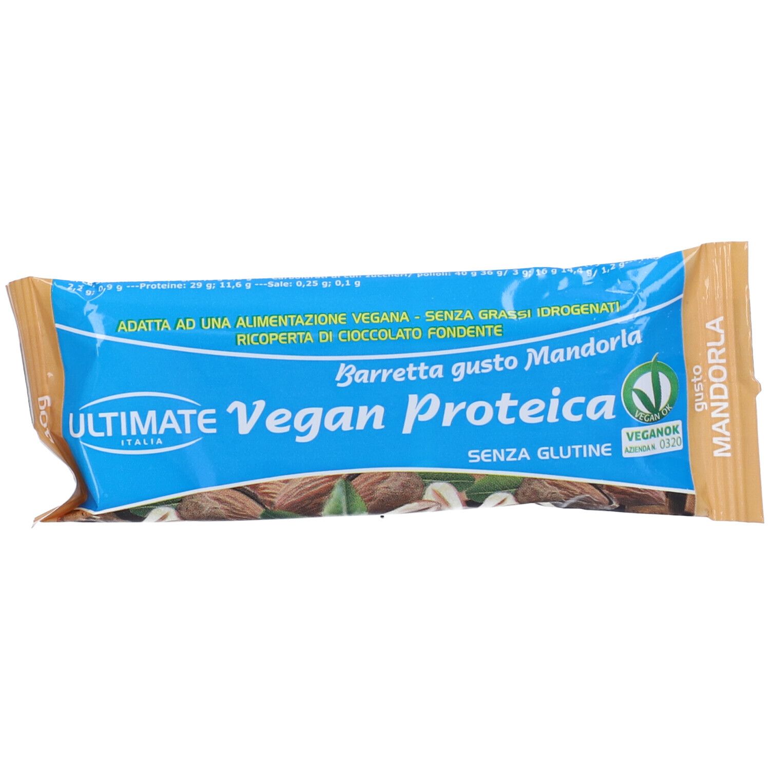 Barretta Gusto Mandorle Vegan Proteica - risparmia il 10% con il codice: TOP10