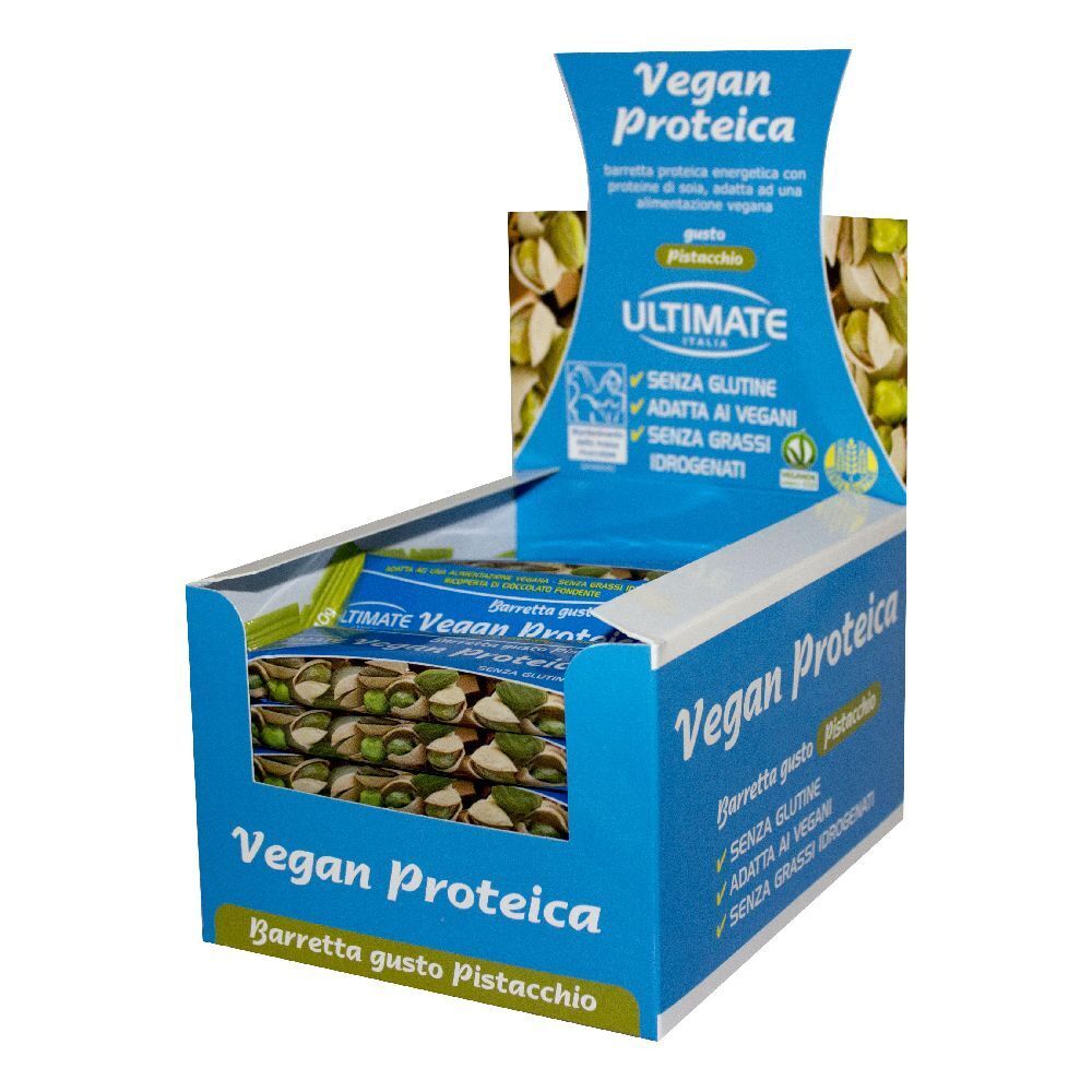 Ultimate Barretta Vegan Proteica Pistacchio 24 X 40 G - risparmia il 10% con il codice: TOP10