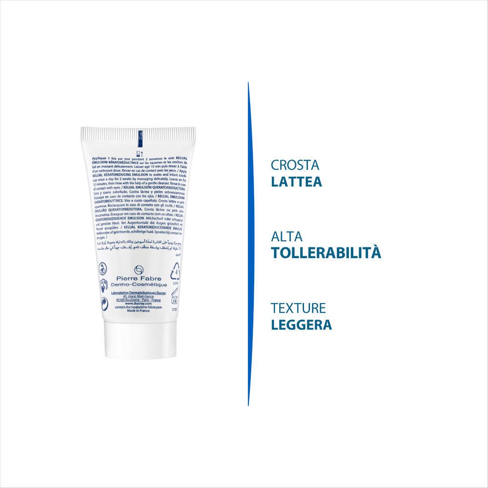 Retro del tubo. Testo: Crosta lattea. Alta tollerabilità. Texture leggera.
