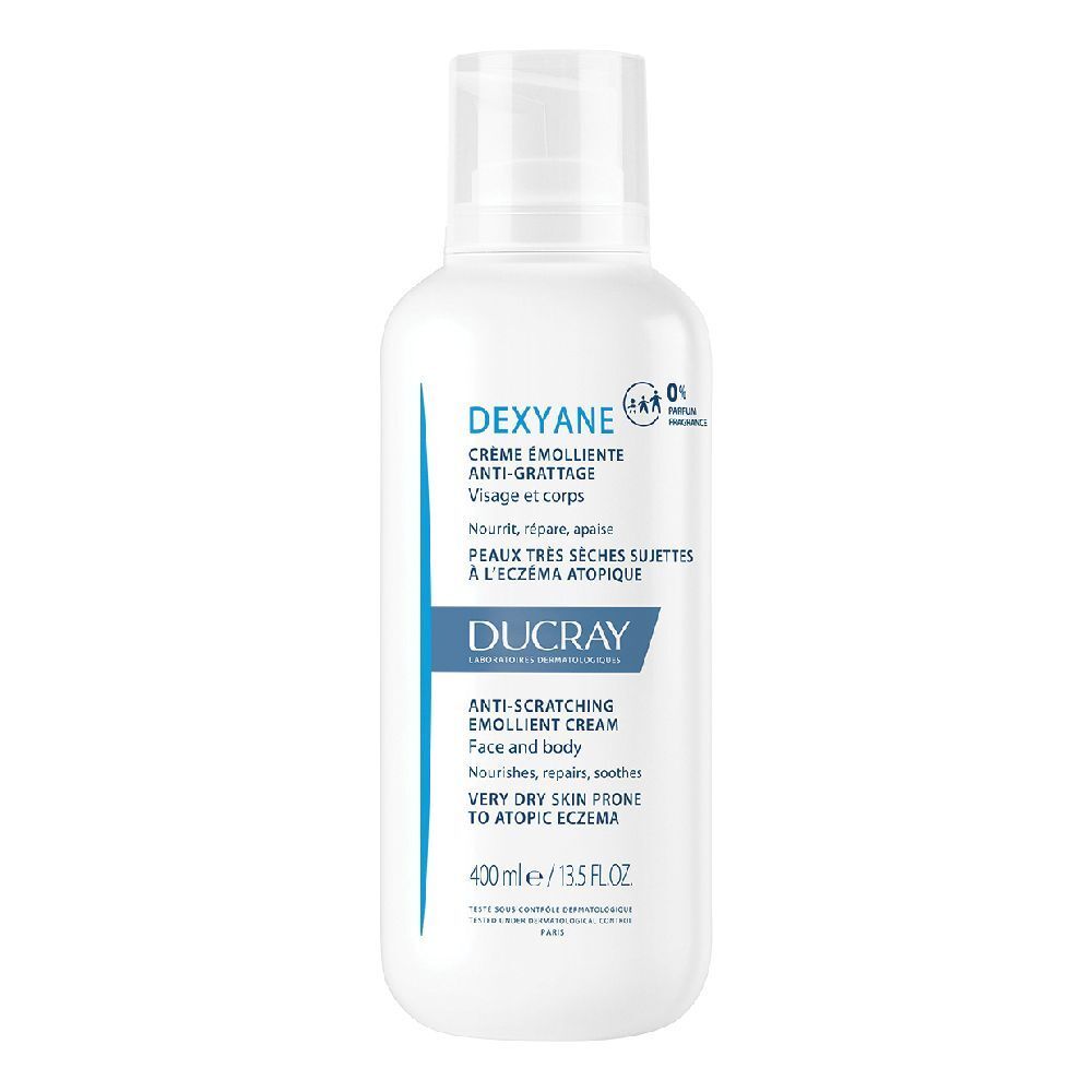 Ducray Dexyane Crema emolliente  400ml - Crema per pelli molto secche a tendenza atopica