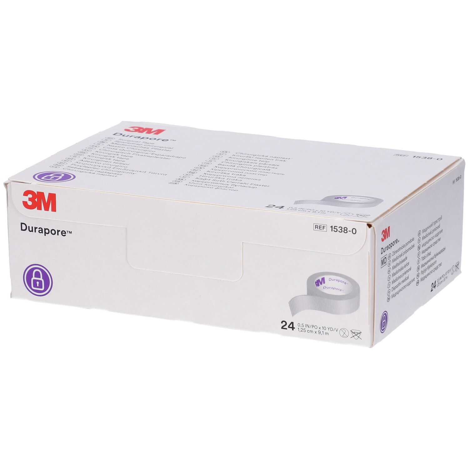 Durapore Cerotto In Rocchetto 1,25 cm x 9,1 m