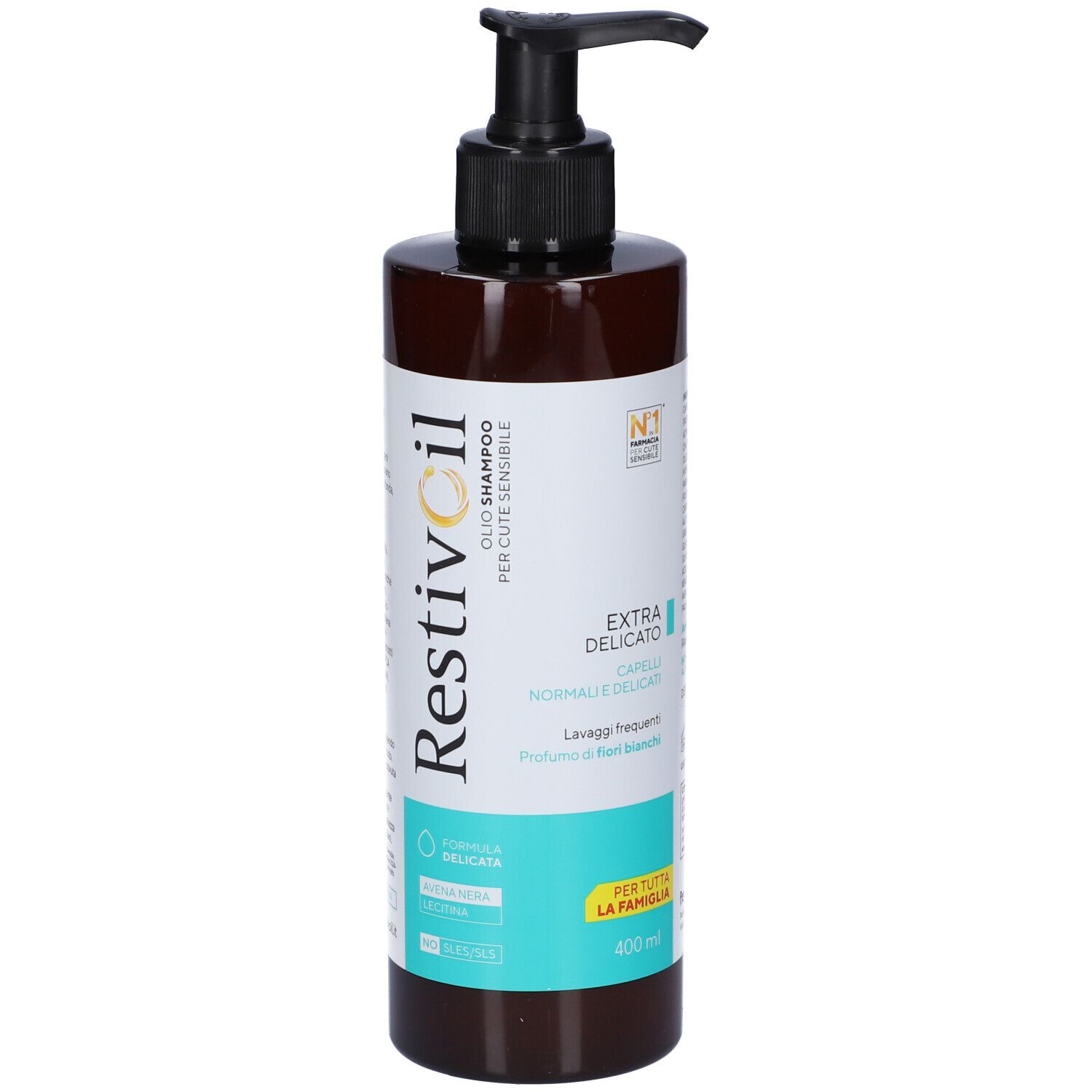 RestivOil Shampoo mit Pumpspender, 400ml.