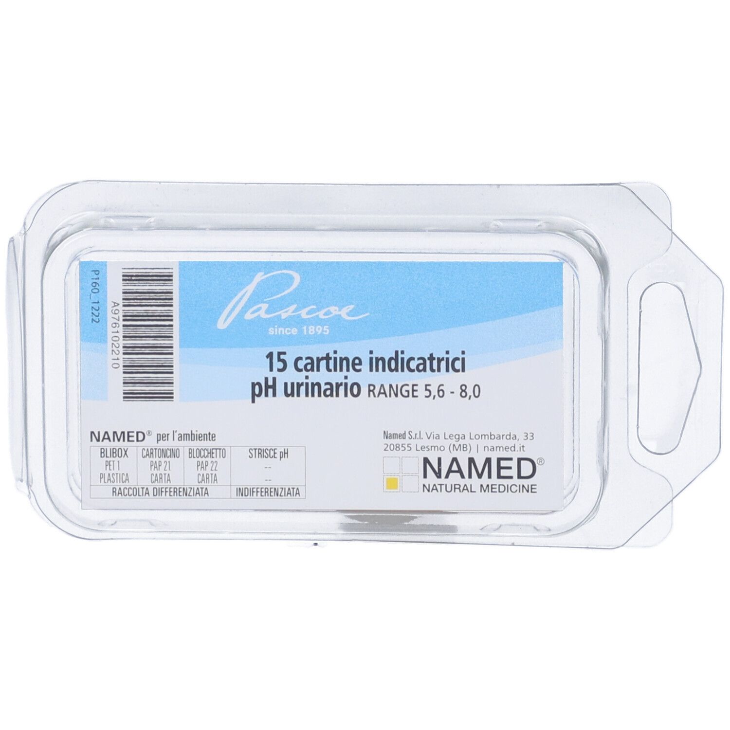 NAMED Cartine Rilevatrici pH Urinario
