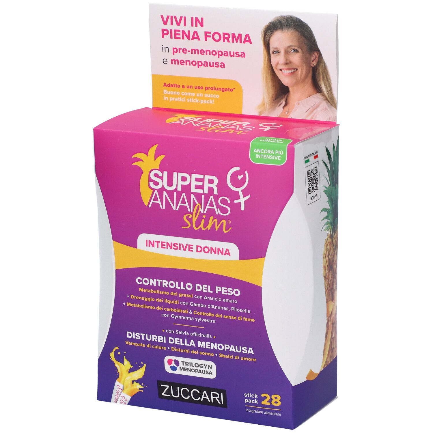 Super Ananas Slim Donna Zuccari 28X10 Ml Flaconcini Bevibili