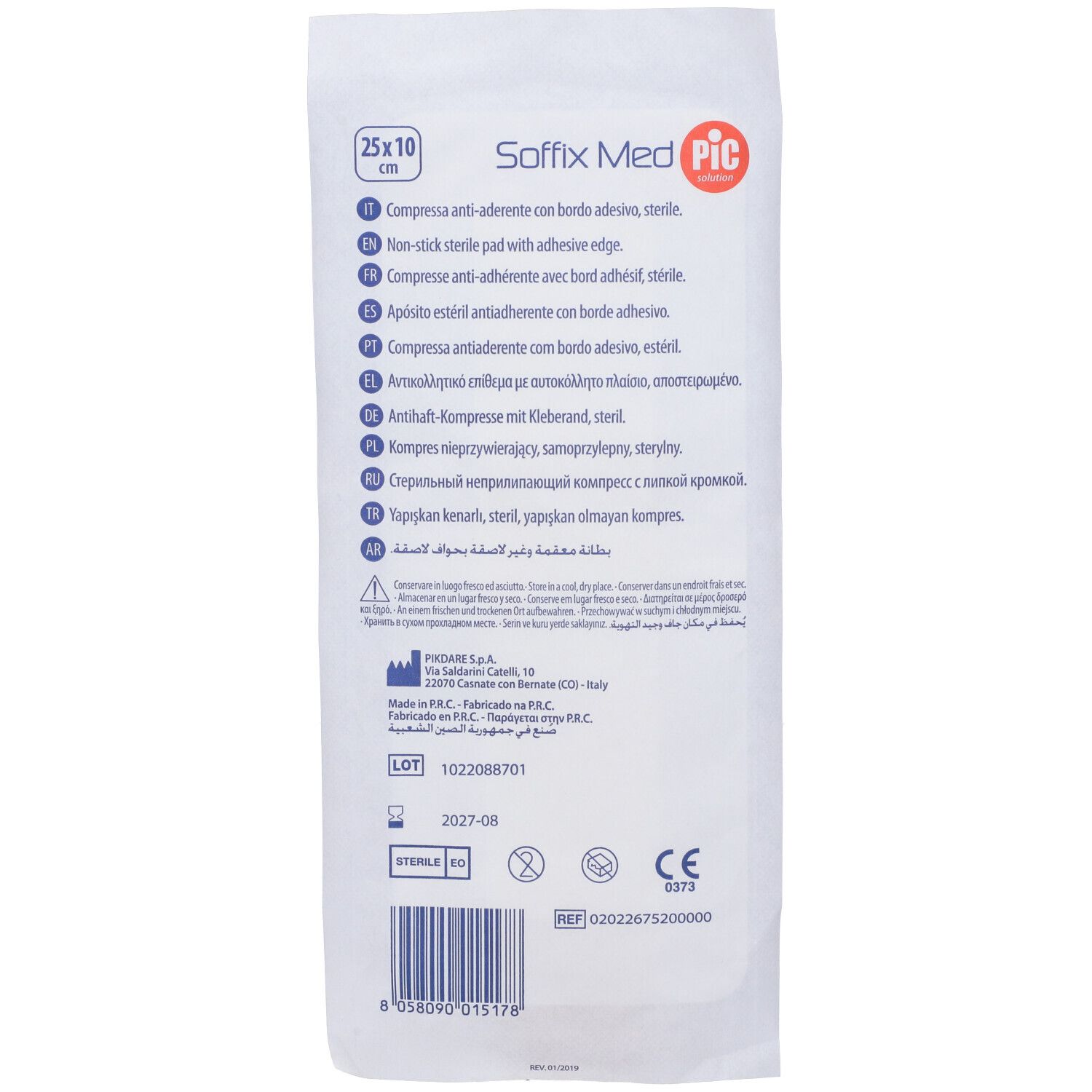 Pic Soffix Med Cerotto Post-Operatorio 25X10cm - Immagine 4