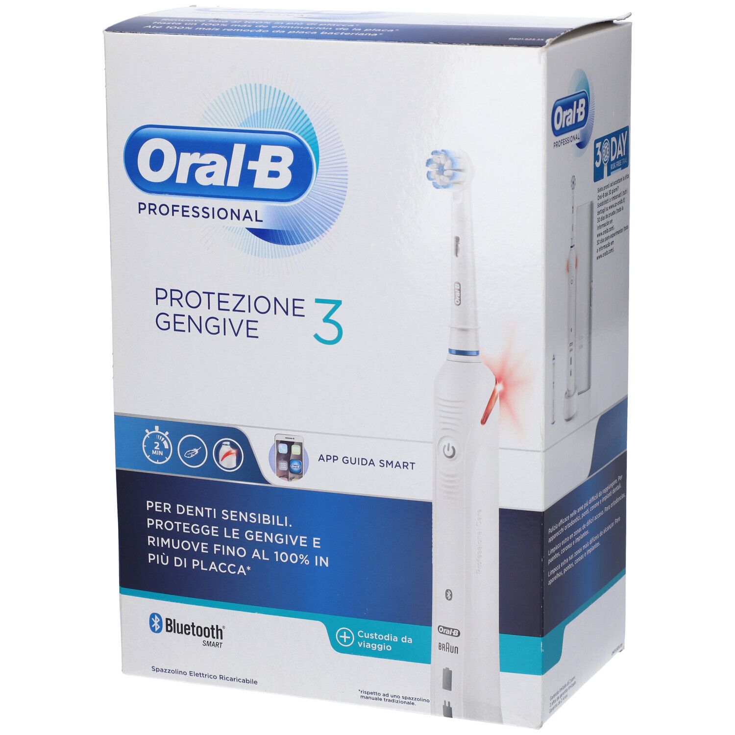 Oral-B Protezione Gengive 3 Per Denti Sensibili Ricaricabile 1 Spazzolino Elettrico - Immagine 3
