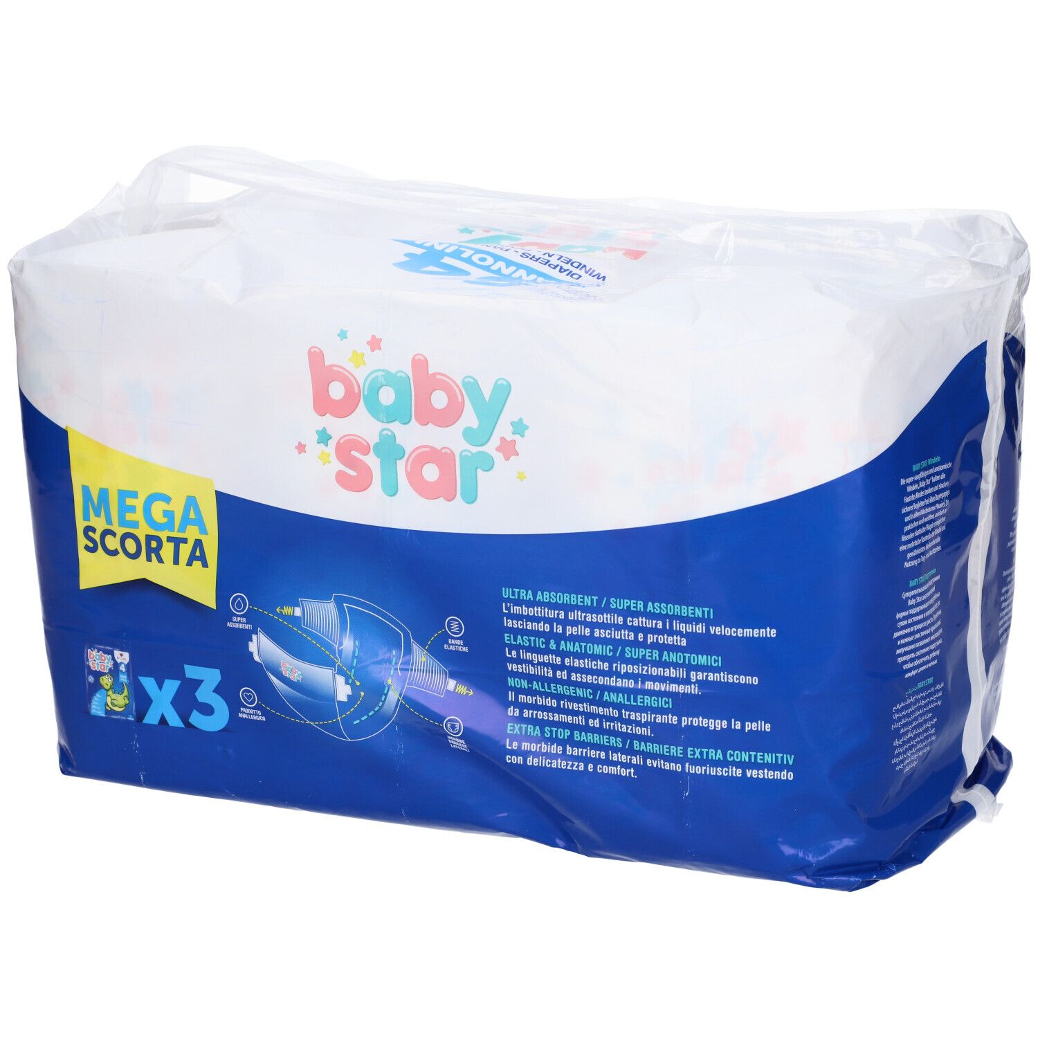 Babystar Megascorta Windeln Größe 4 54 Stück Babystar