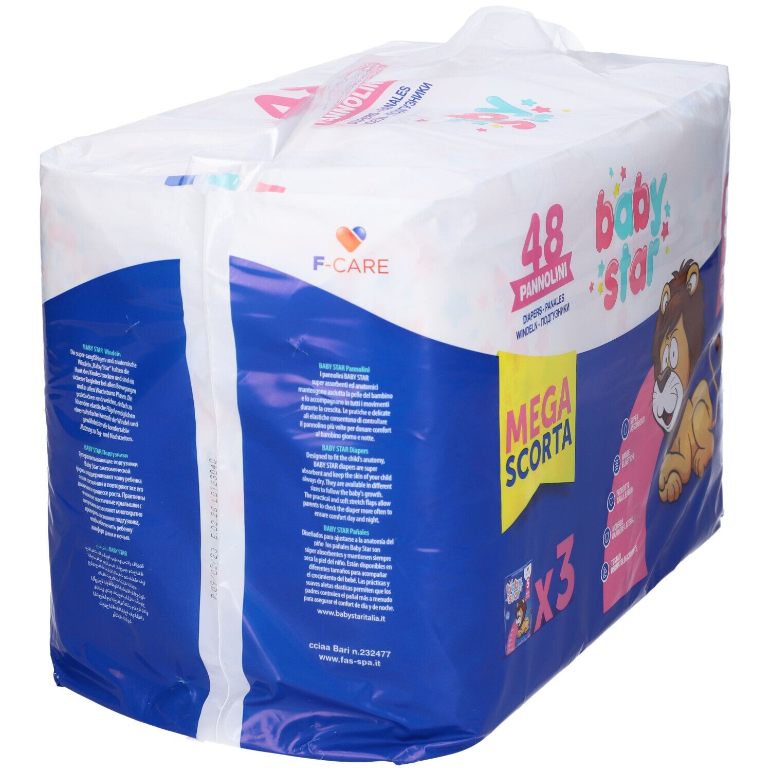 Babystar Megascorta Windeln Größe 5 48 Stück Babystar