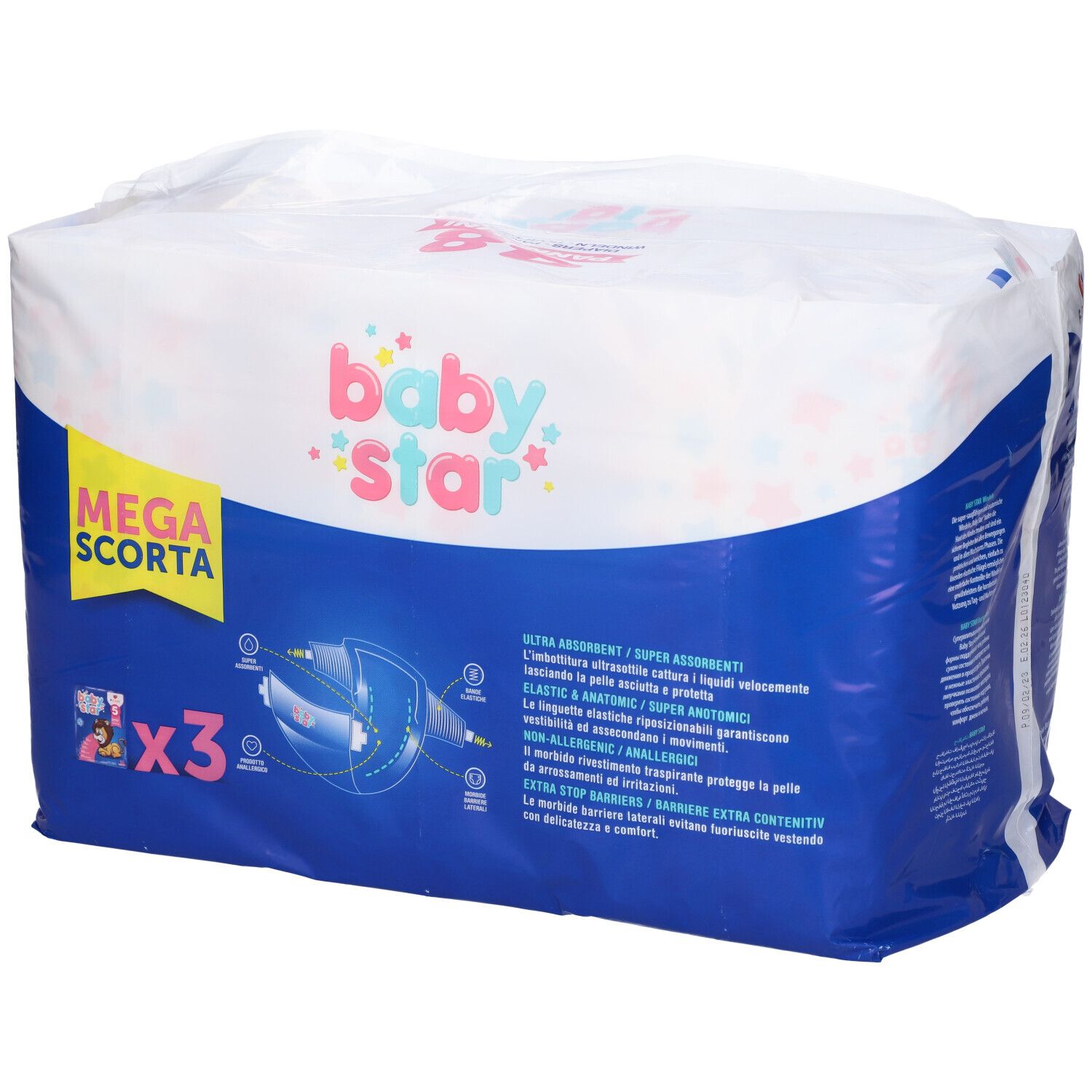 Babystar Megascorta Windeln Größe 5 48 Stück Babystar