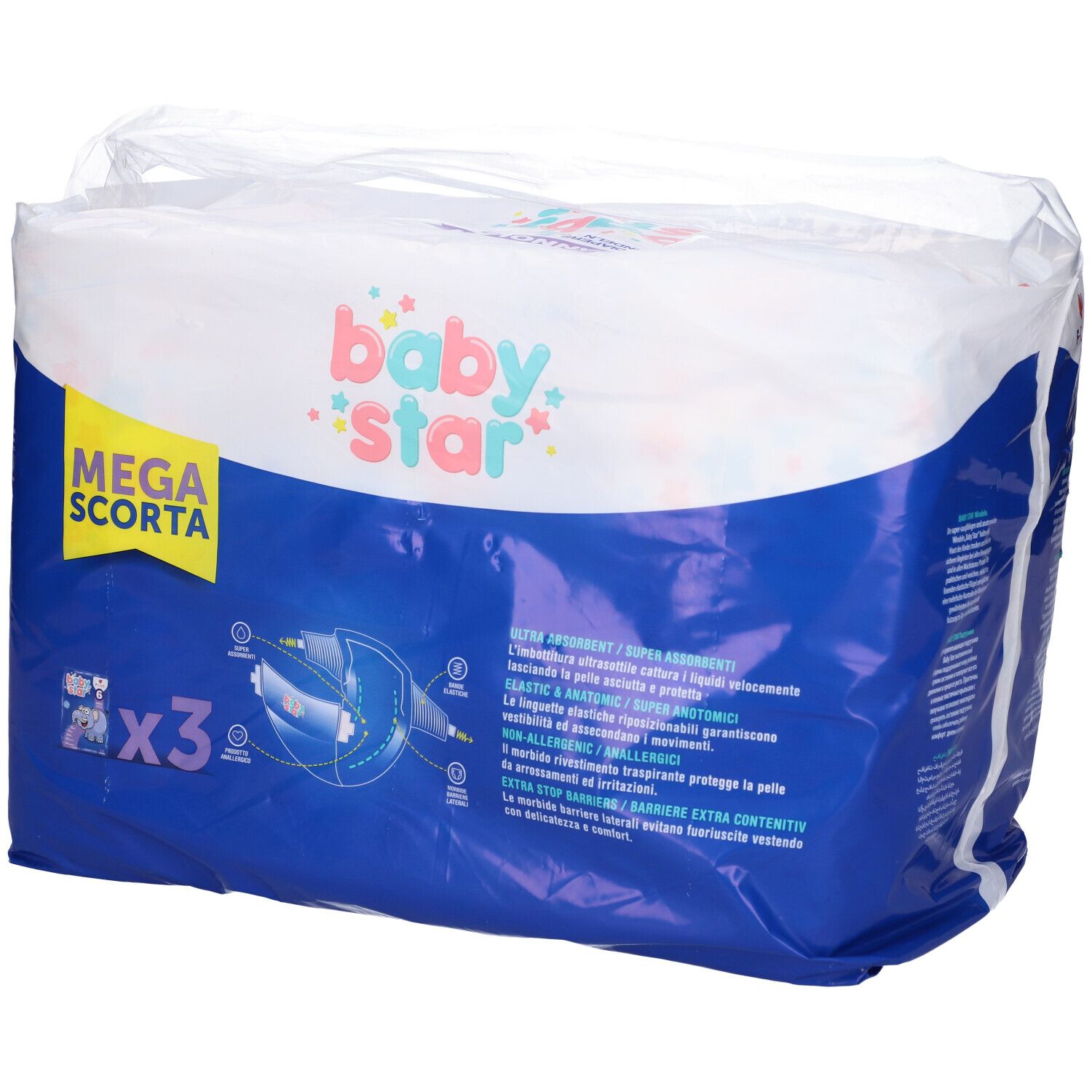 Babystar Megascorta Windeln Größe 6 42 Stück Babystar