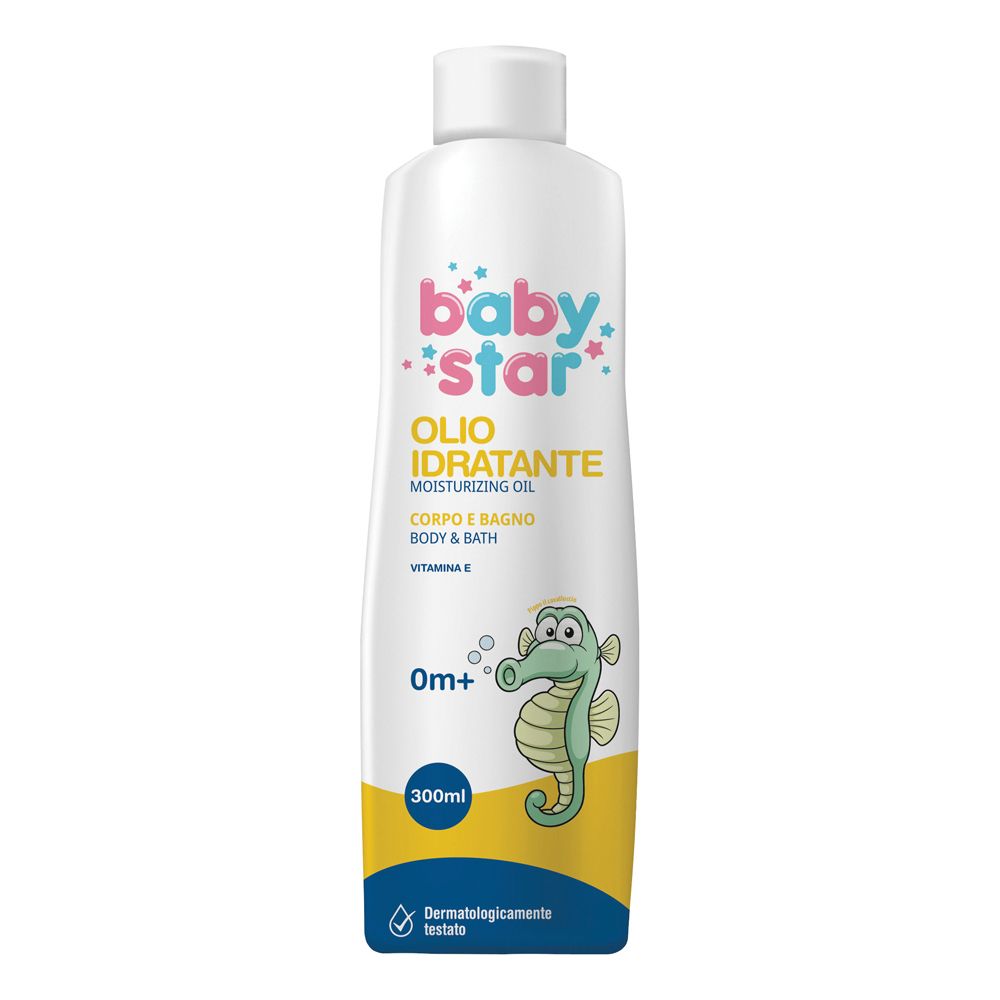 Babystar Olio Per Il Corpo E Per Il Bagno 300 Ml