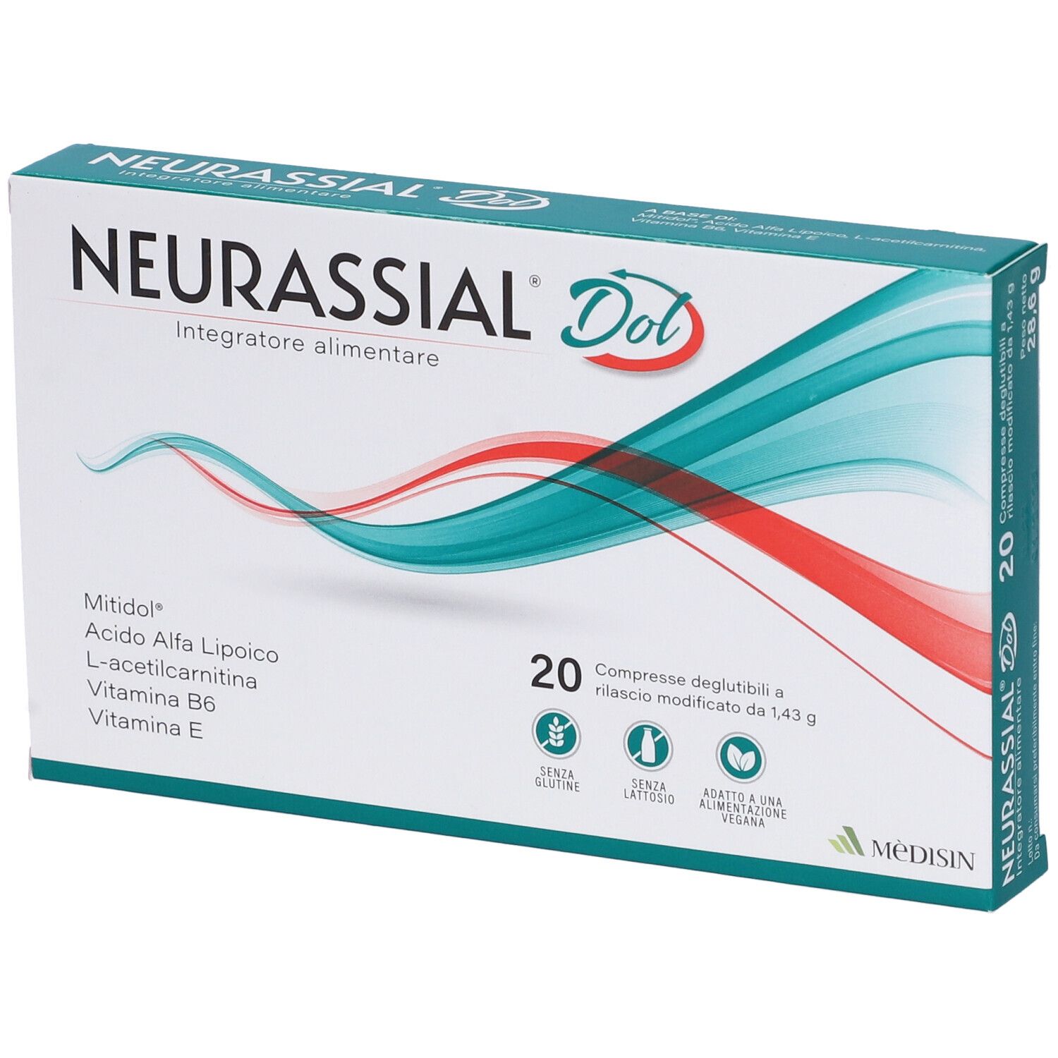 Medisin Neurassial Dol Integratore Per Dolori E Neuropatie 20 Compresse - Immagine 5