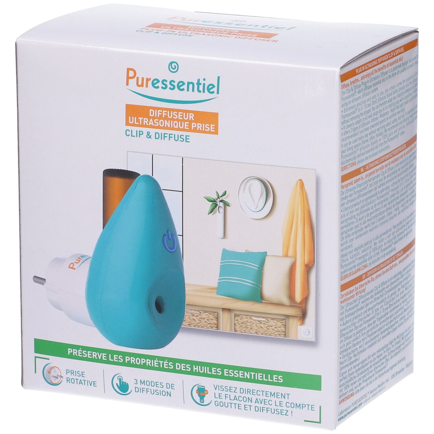 Puressentiel | Puressentiel Puressentiel® Diffusore Per Oli Essenziali A Presa Clip & Diffuse 1 Pz Accessori Bambino