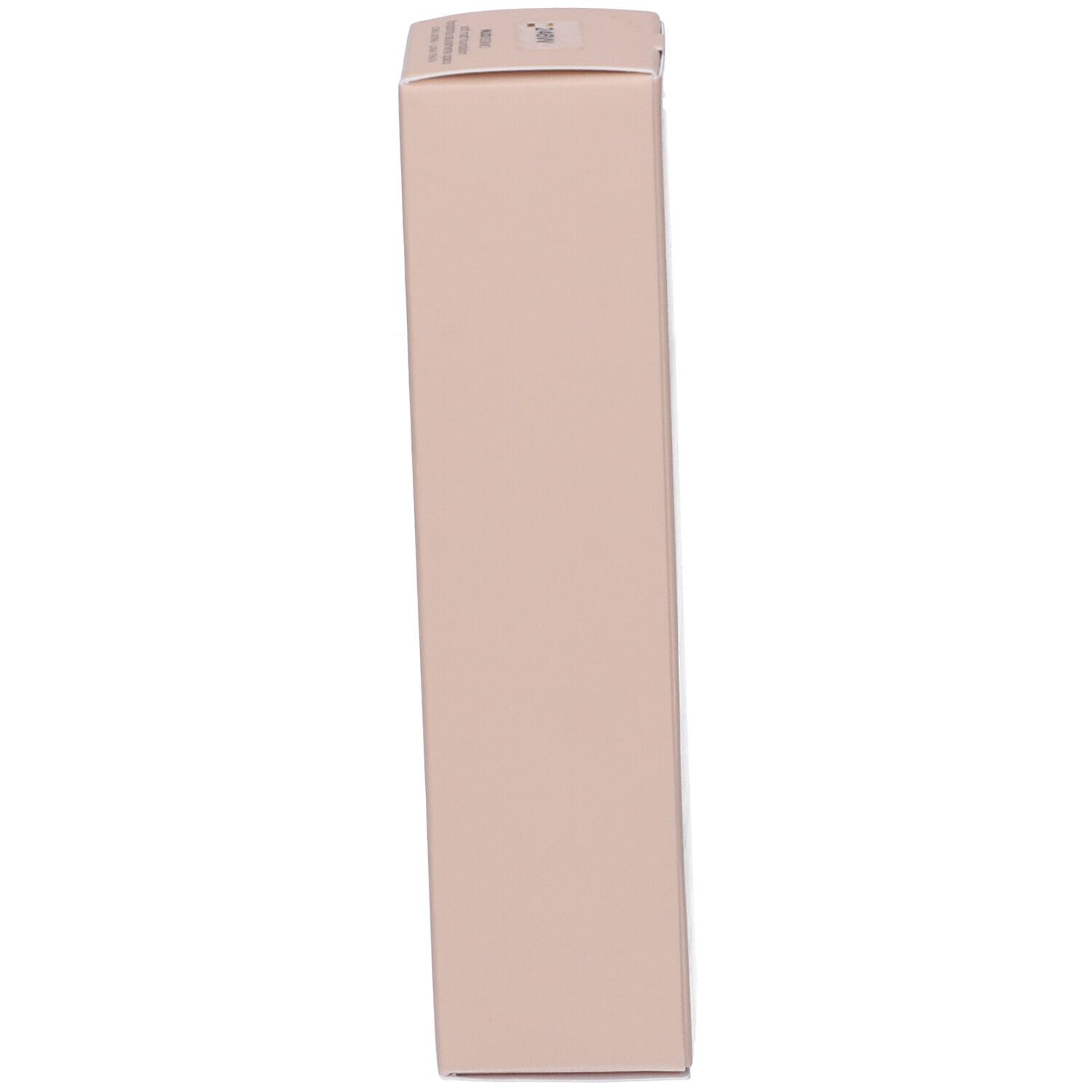 Confezione beige. Informazioni del produttore e testo.