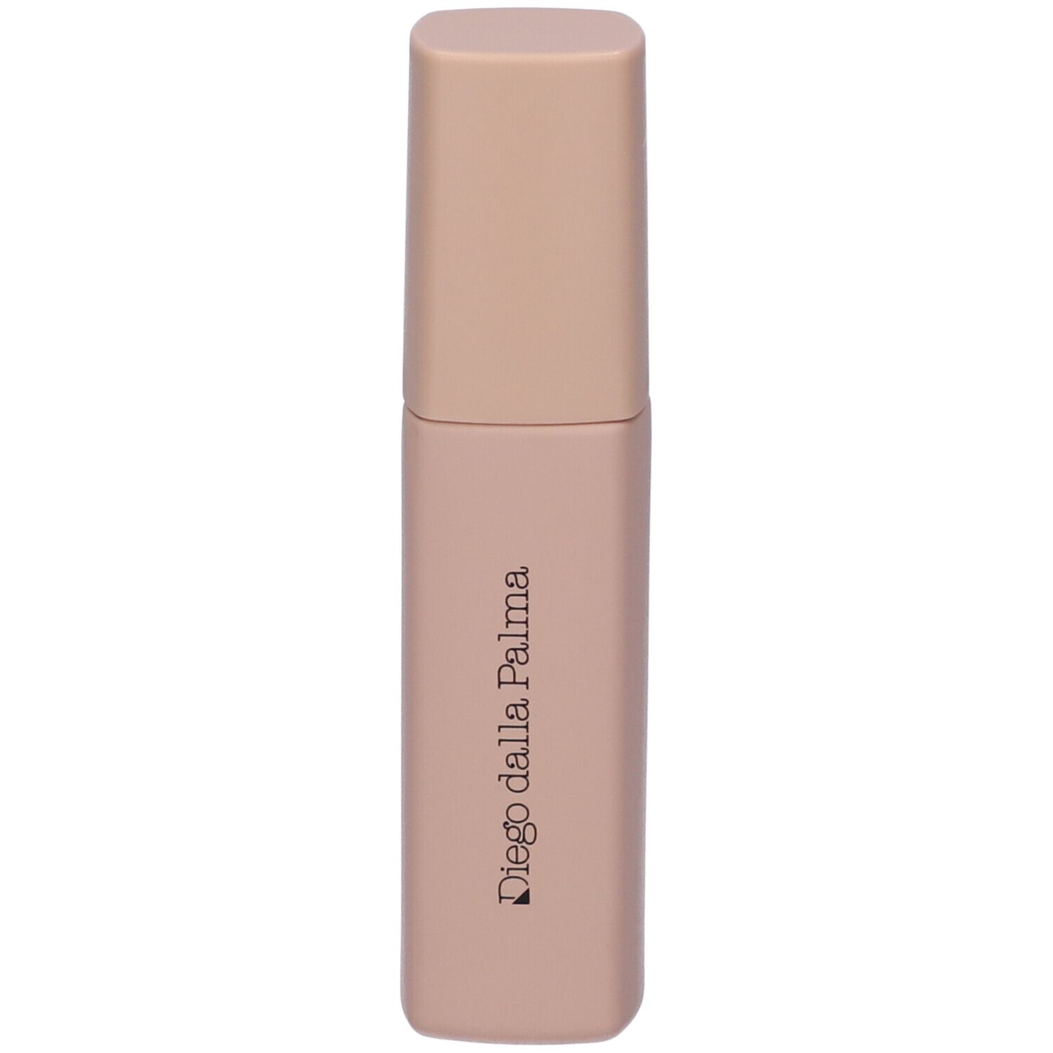 Flacone di fondotinta beige con tappo. Scritta: Diego dalla Palma.