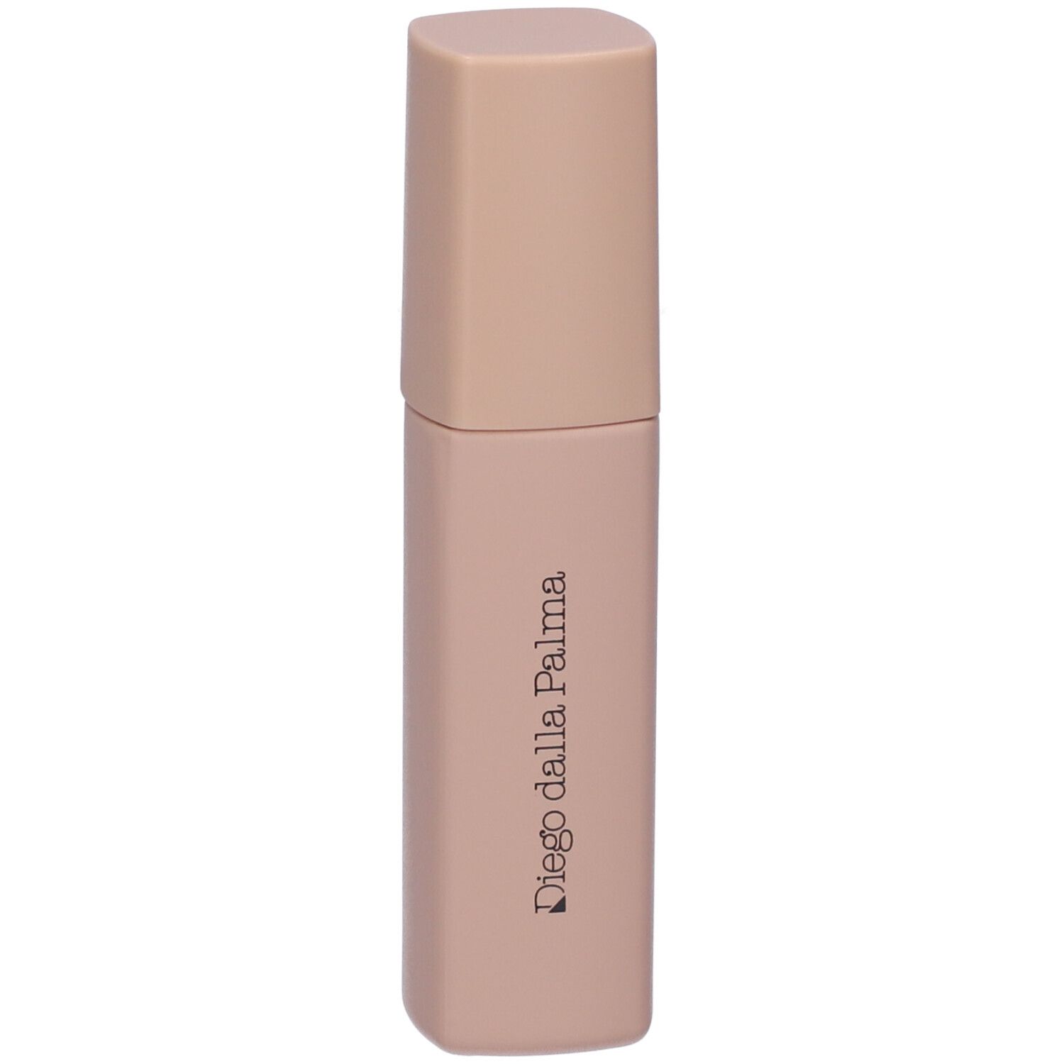 Flacone di fondotinta beige con tappo. Scritta: Diego dalla Palma.