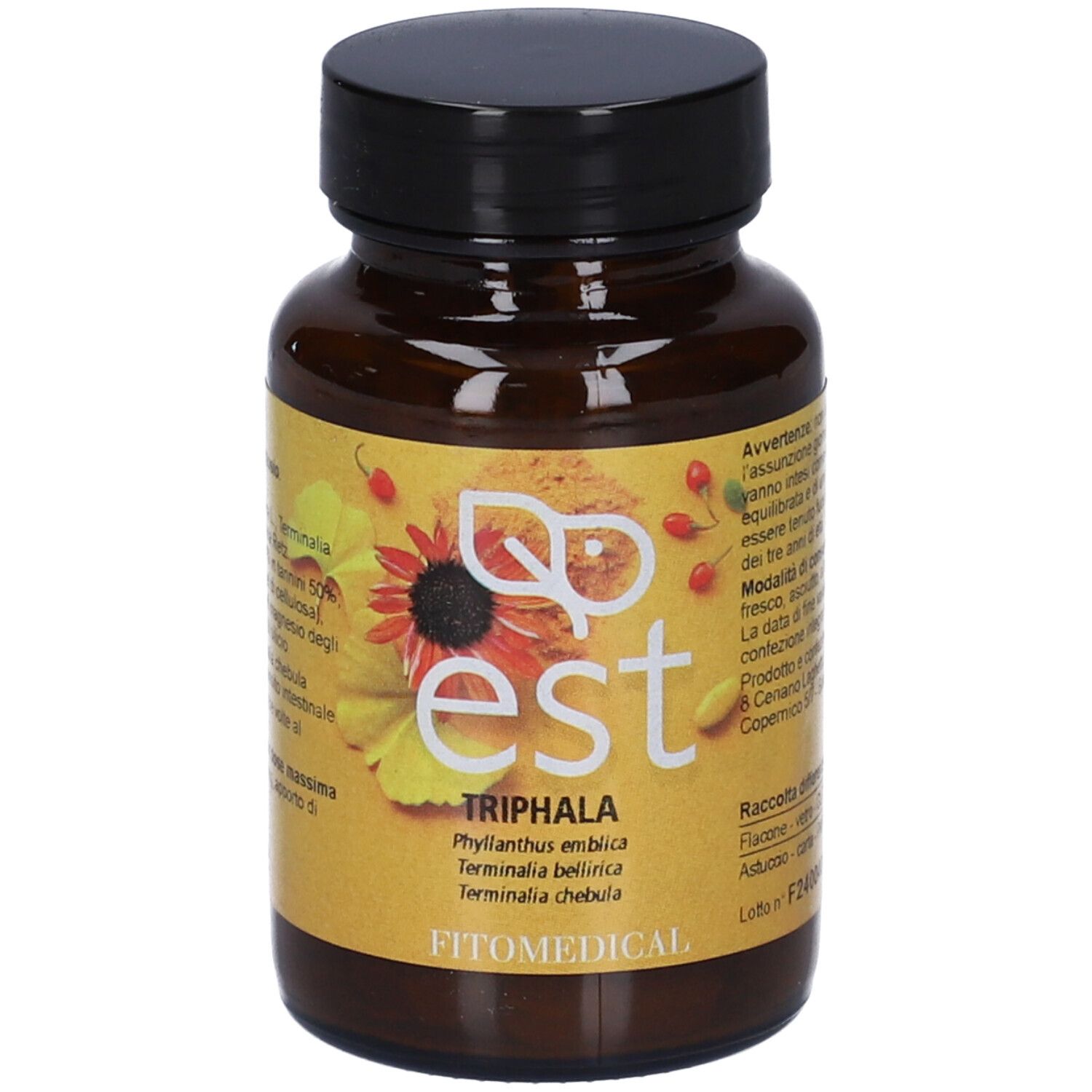 Fitomedical Integratore Triphala Es Per Il Transito Intestinale, 60 Tavolette - Immagine 3