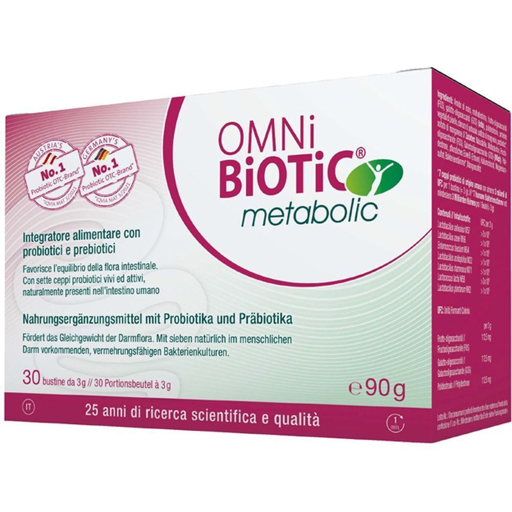 Institut Allergosan Gmbh Omni Biotic Metabolic 30 Bustine Da 3 G - Immagine 7