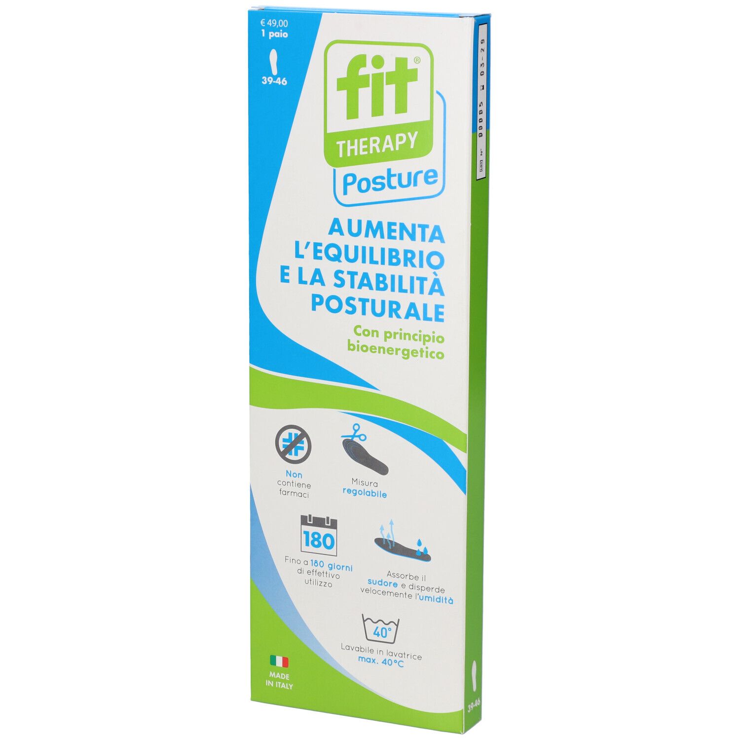 Fit Posture Soletta Uomo Misura 39-46 1 Paio