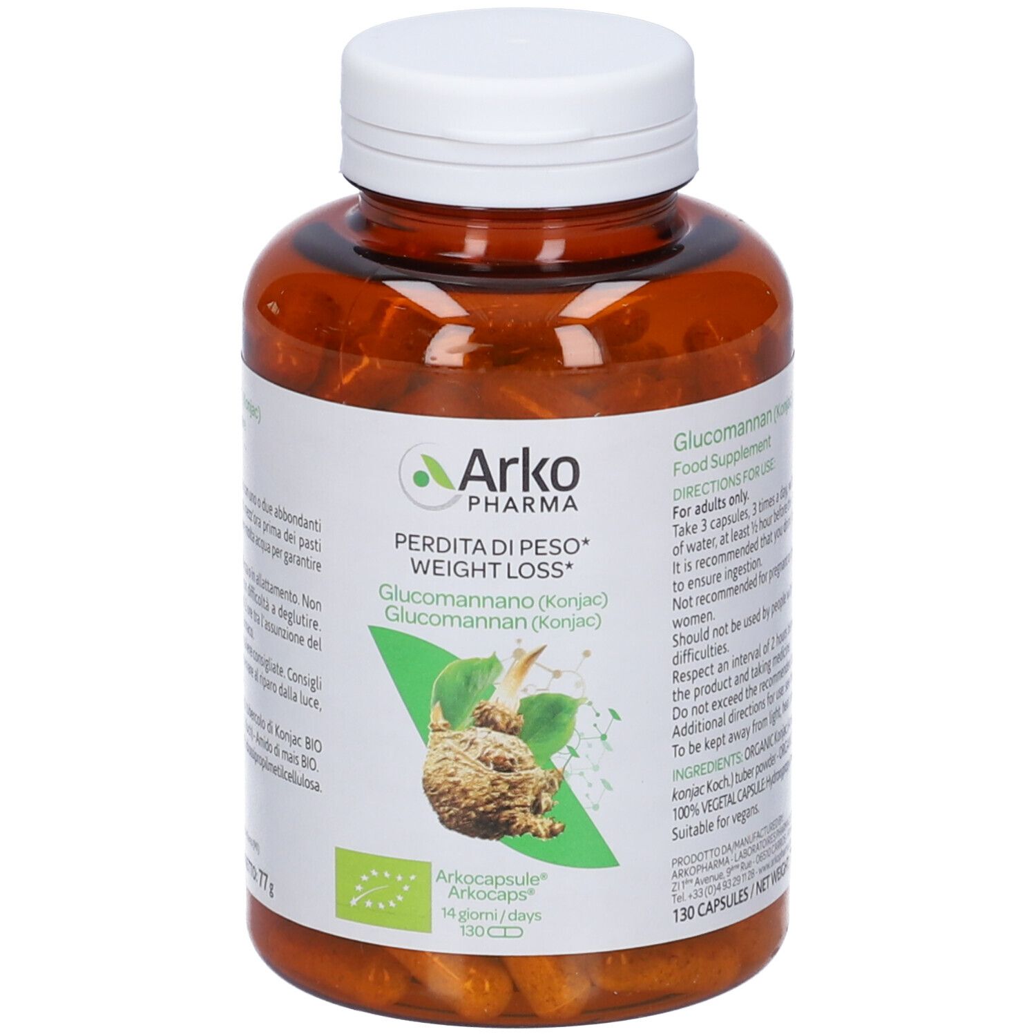 Arkopharma Arkocapsule Glucomannano Linea - risparmia il 10% con il codice: ARKO10