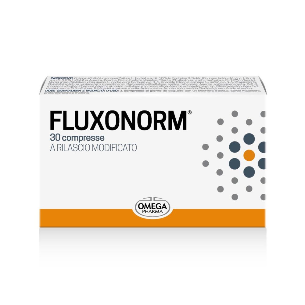 FLUXONORM® Compresse - Utile per la Funzionalità dell'Apparato Urinario- Risparmia il 10% con il codice: omega0926