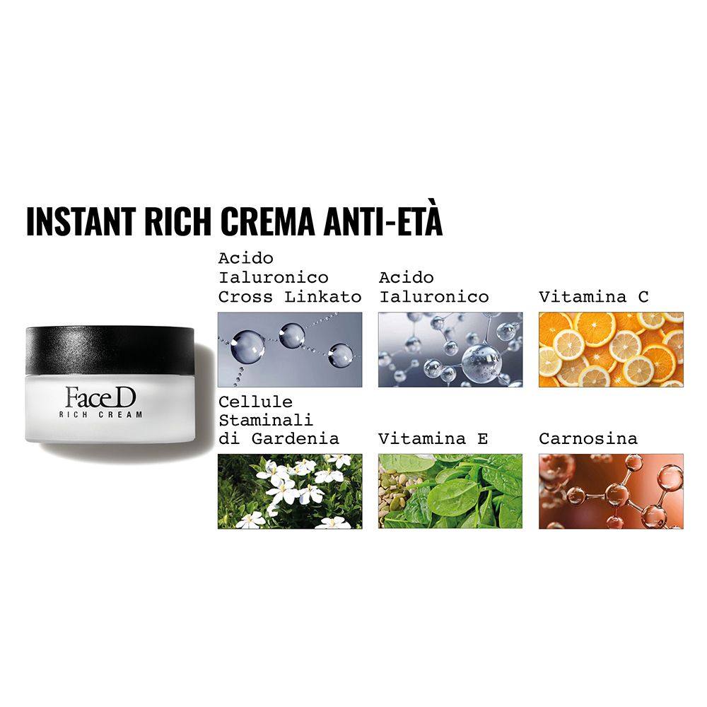 FACE D Instant Rich Anti-Aging-Creme
