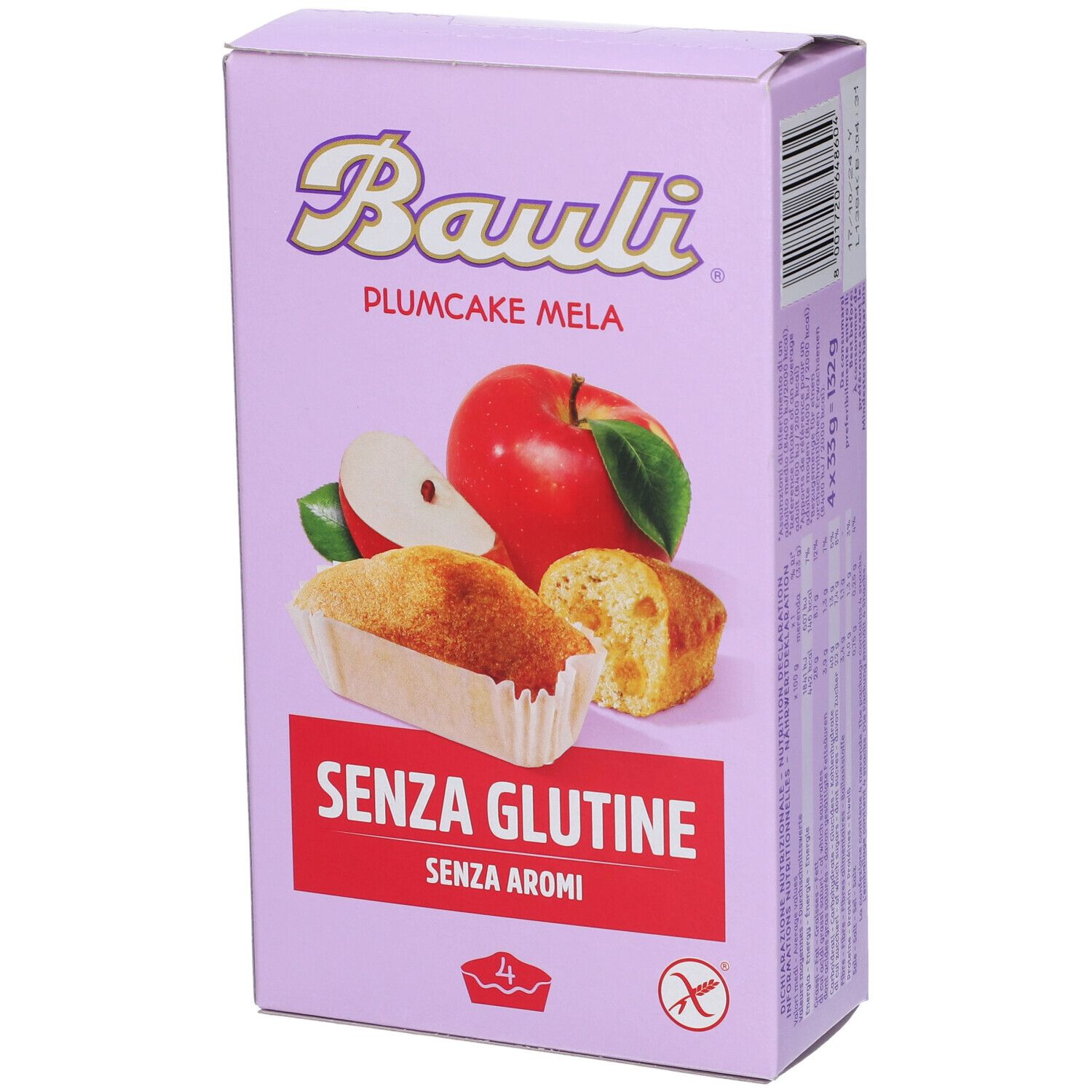 Bauli BuonEssere Plumcake alla Mela Senza Glutine