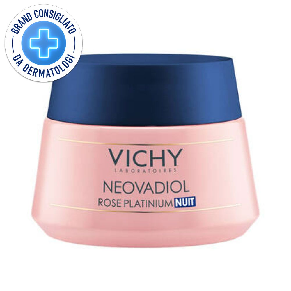 Vichy Neovadiol Rose Platinum Crema Notte Rivitalizzante e Rimpolpante per Pelli Mature - 50 ml