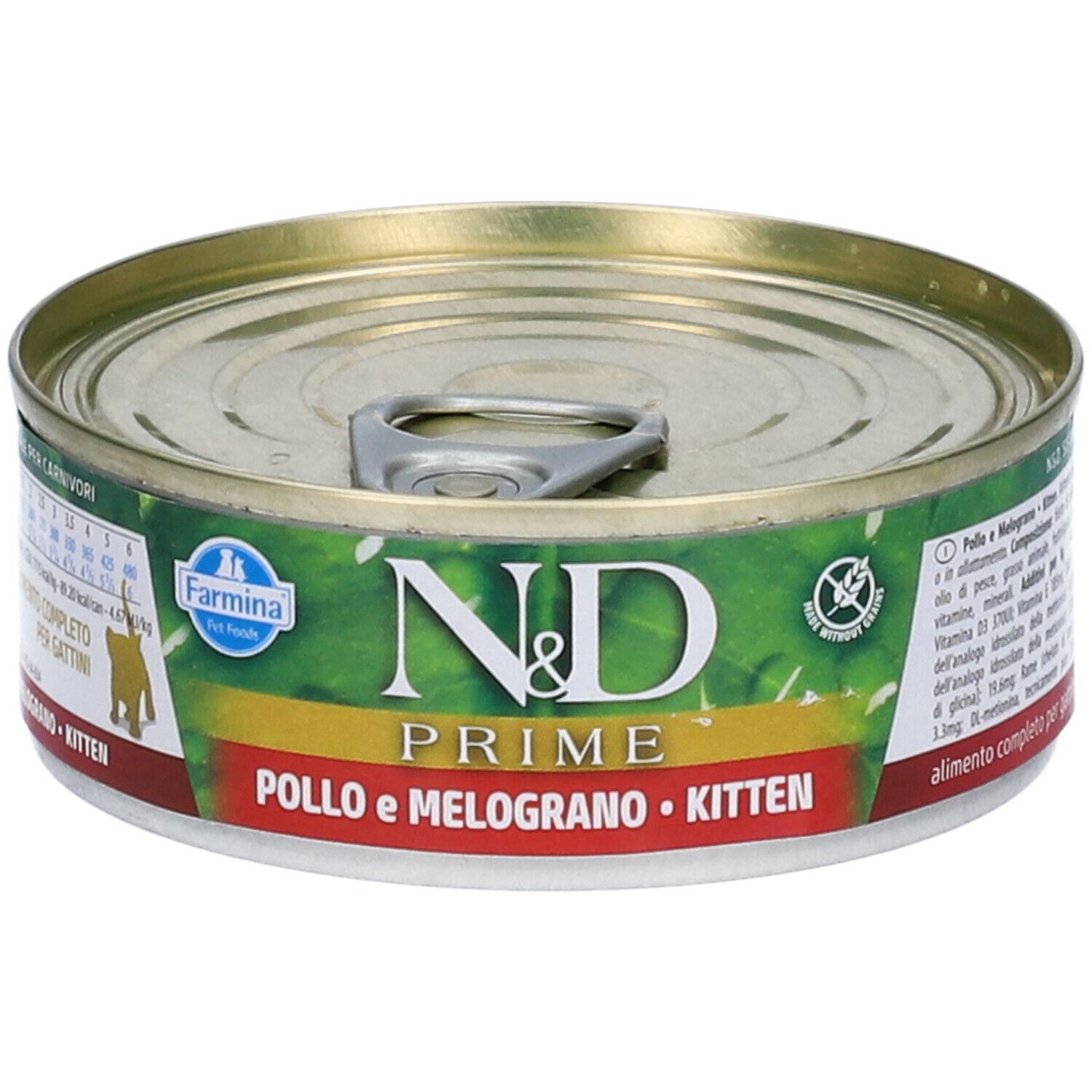 Nassfutter Farmina N&D Prime - Jungkatze Kitten Huhn & Granatapfel