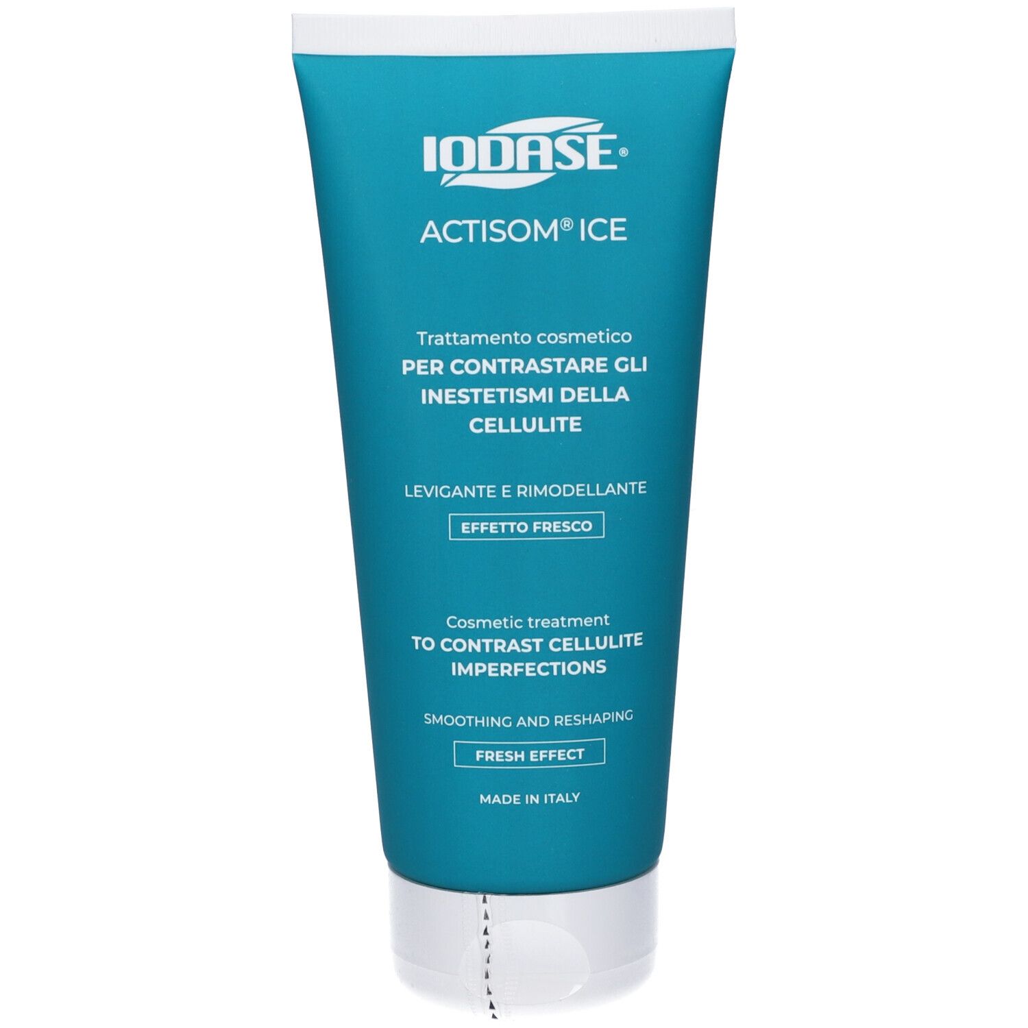Iodase Actisom Ice Tube mit kosmetischer Behandlung gegen Cellulite. Glättend und formend mit frischem Effekt.