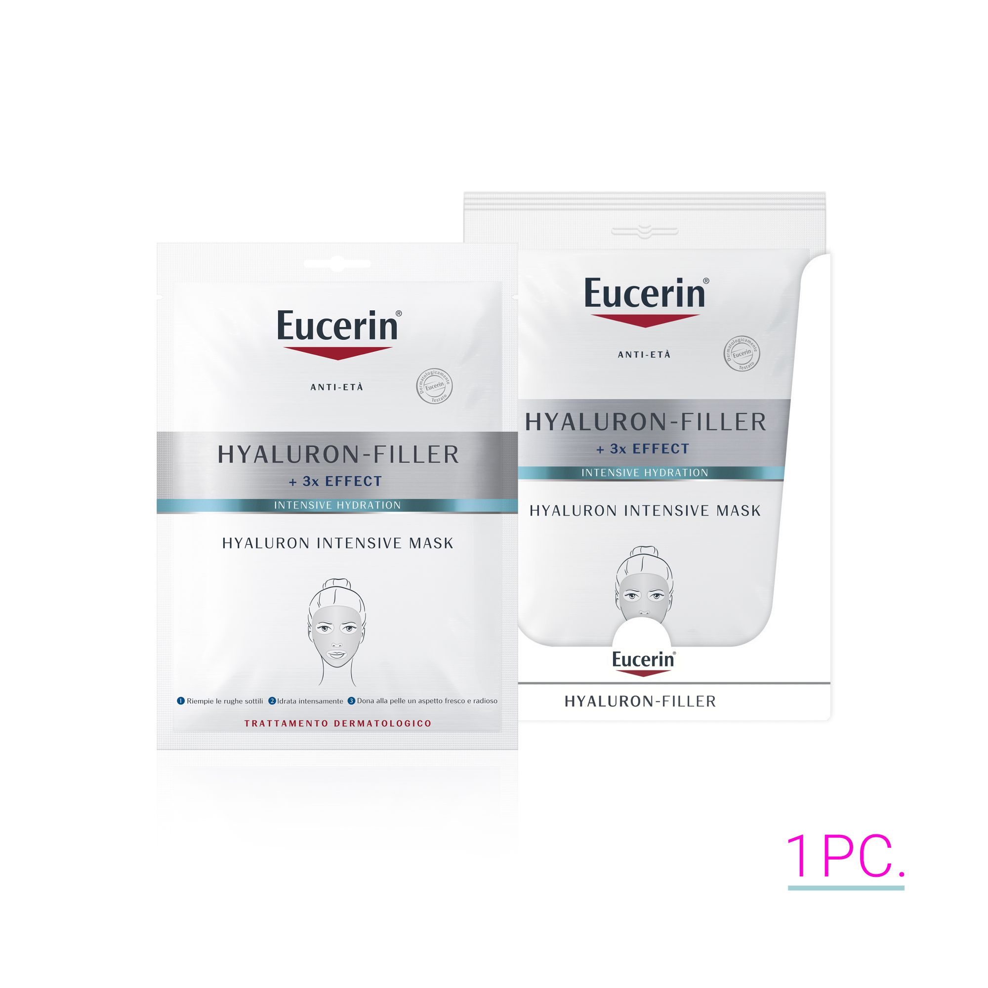 Image of Eucerin Hyaluron-Filler Intensive Mask Maschera Intensiva Monodose trattamento
