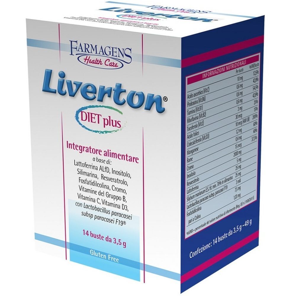 Liverton Diet Plus 14 Bustine