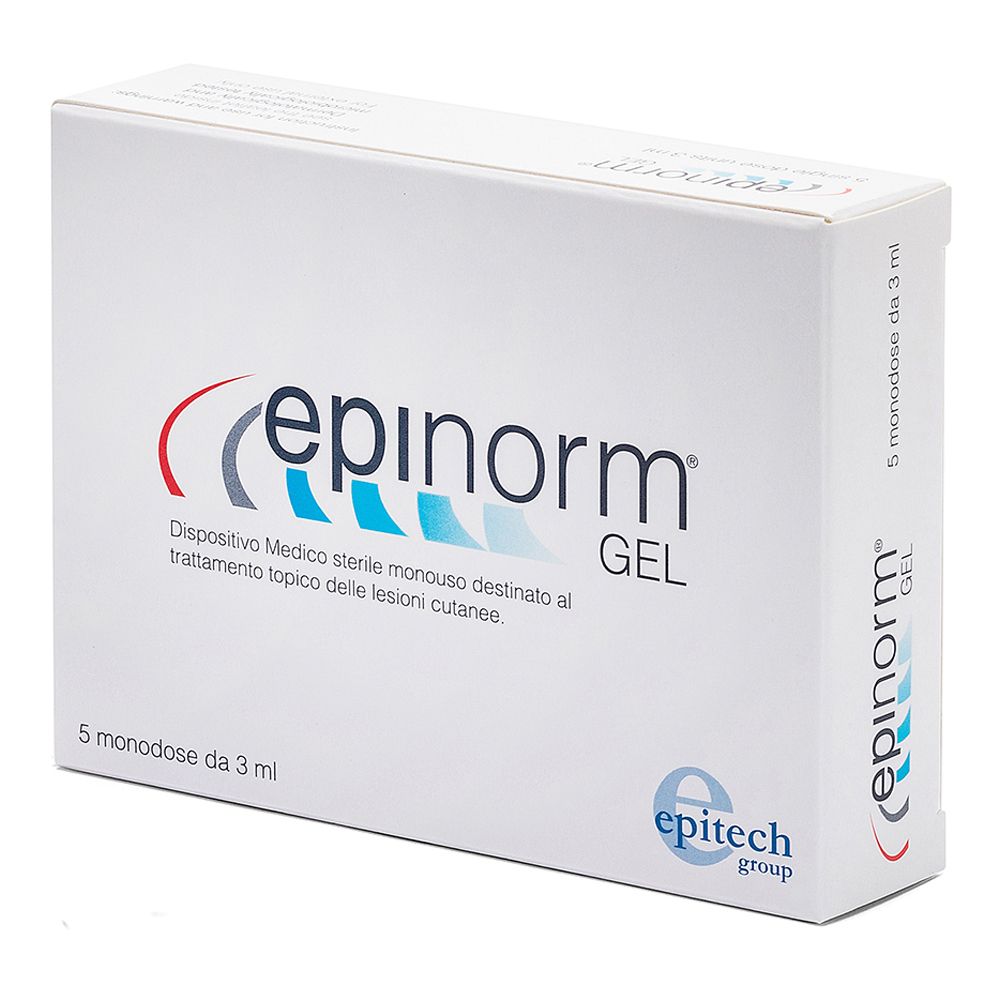 Epinorm Gel Dispositivo Medico per Riepitelizzazione 5 Monodose da 3 ml - Epitech Group - Immagine 9