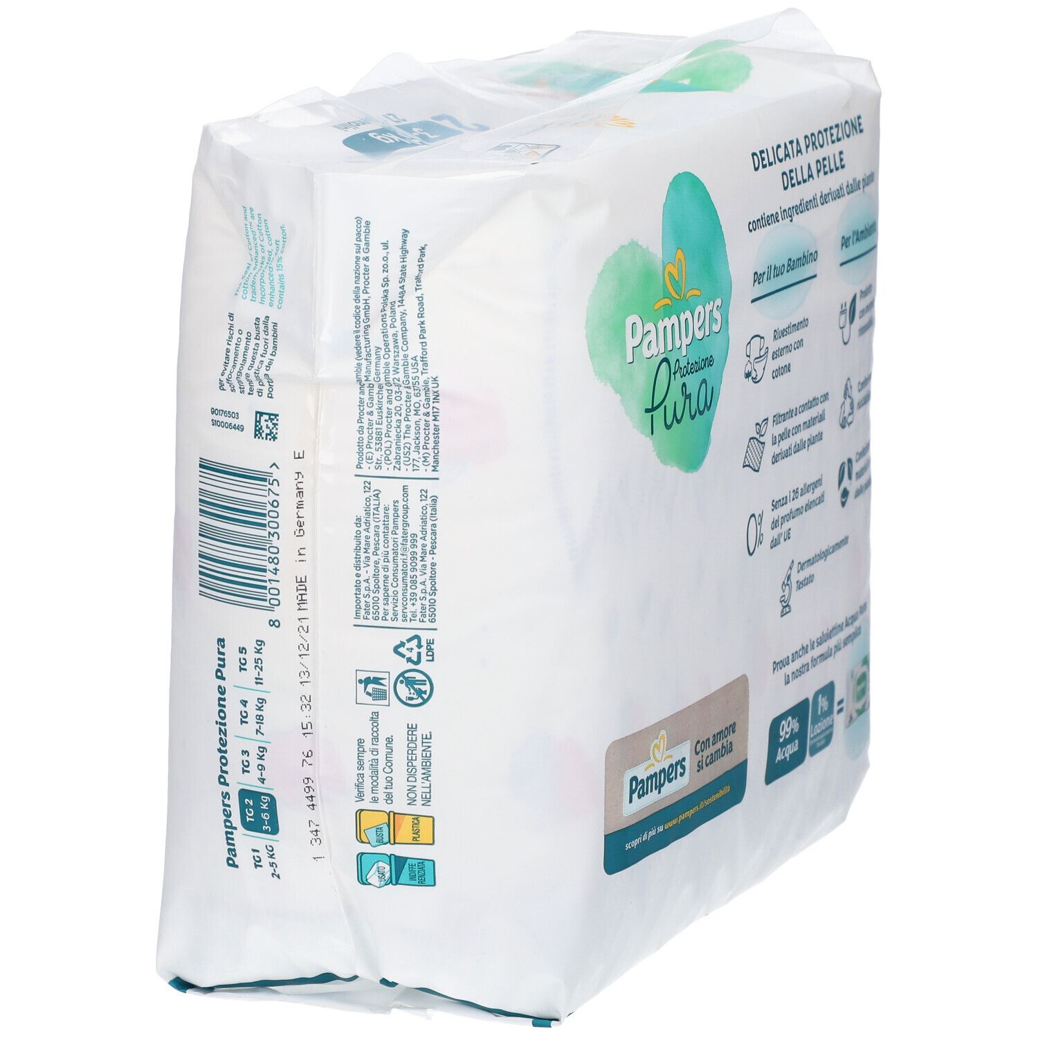 Pampers Schutz Pura Naturello Mini Cp 27 Stück Pampers