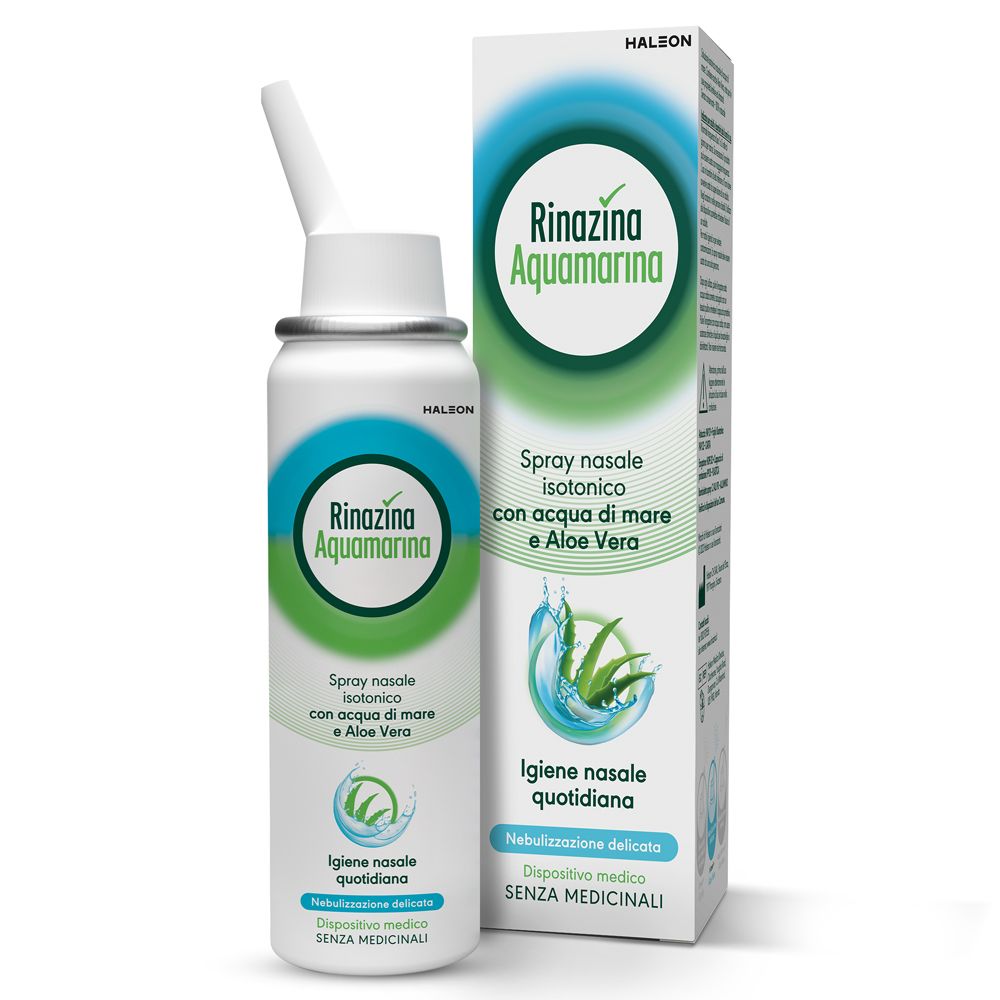 Rinazina Aquamarina ISO Aloe D 100 ml Nasenspray