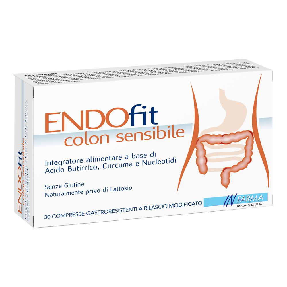 Endofit Colon Sensibile 30 Compresse Gastroresistenti A Rilascio Modificato