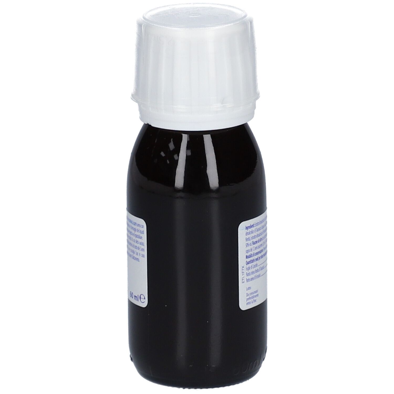 Flacone di vetro marrone con tappo bianco. Etichetta con informazioni sul prodotto e marchio BOIRON. Scritta: Depurazione Cynara Taraxacum Fumaria.