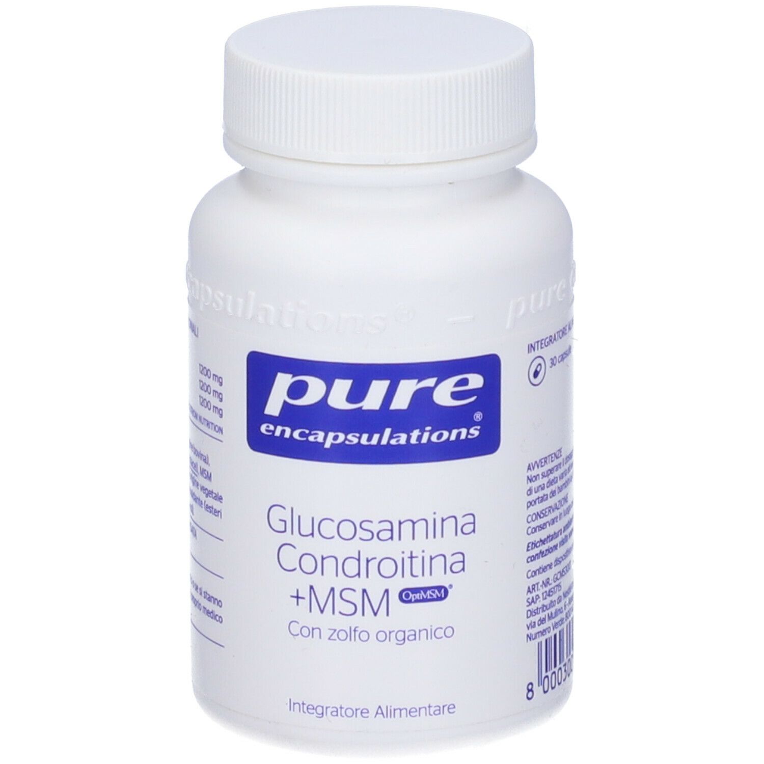 Pure Encapsulations Glucosamina Condroitina + Msm 30 Capsule Pz Bambino