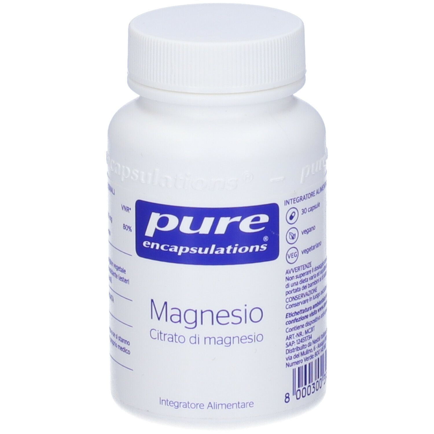 PURE ENCAPSUL MAGNESIO 30CPS - Immagine 8