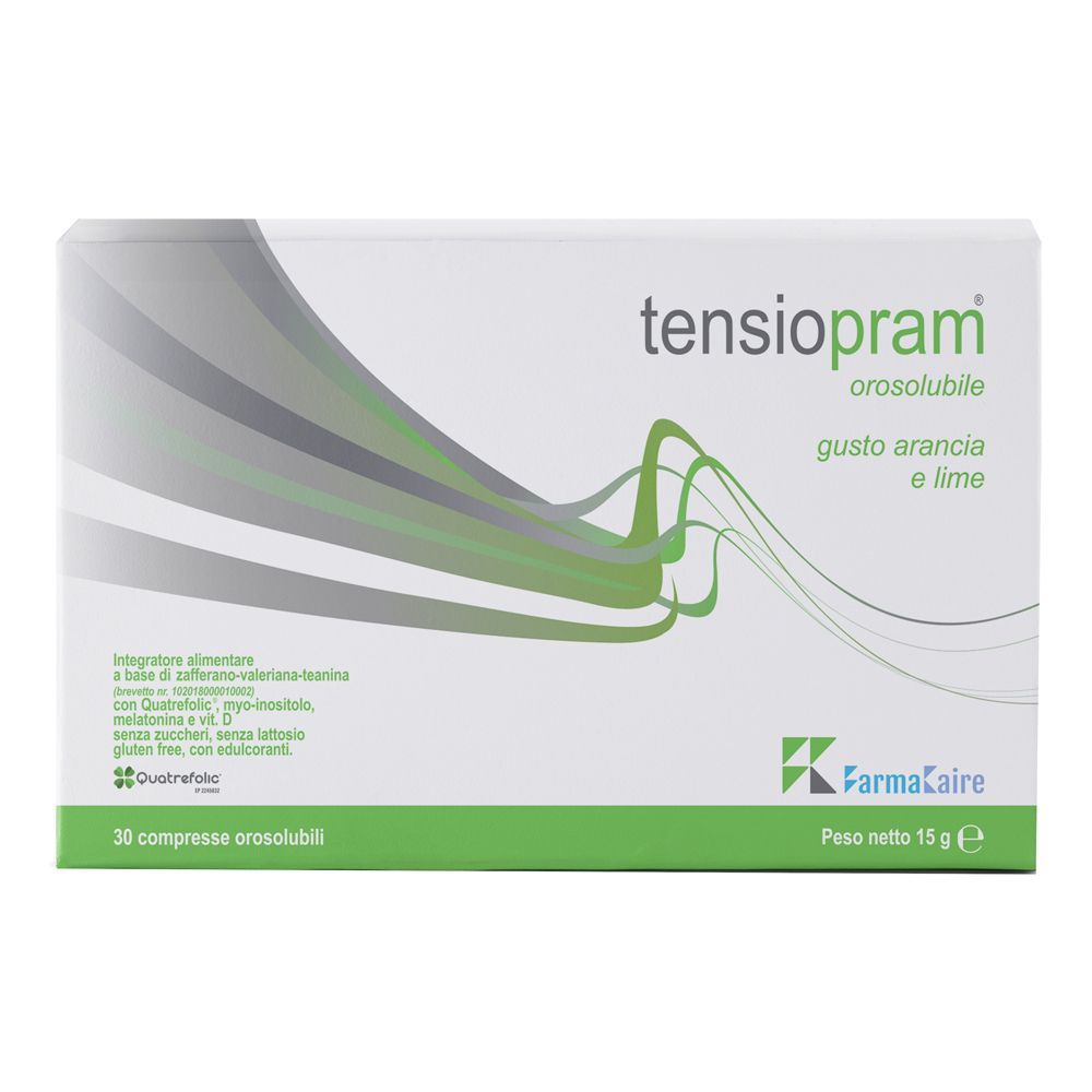 Tensiopram Orosolubile 30 Compresse Masticabili Gusto Arancia E Lime