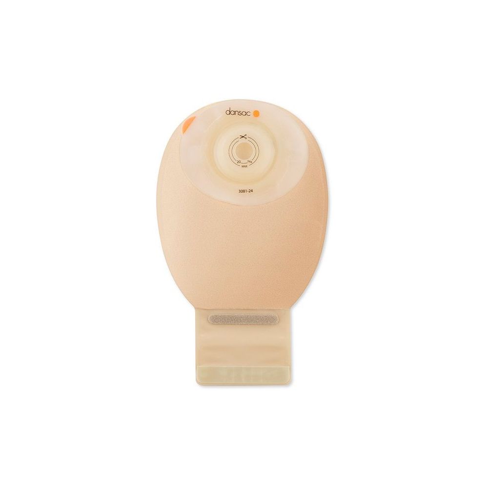 Dansac Novalife Tre 1 Sacca Aperta Opaca Softconvex Maxi Per Ileostomia Con Finestra Ritagliabile 15-34Mm 540 Ml 10 Pezzi