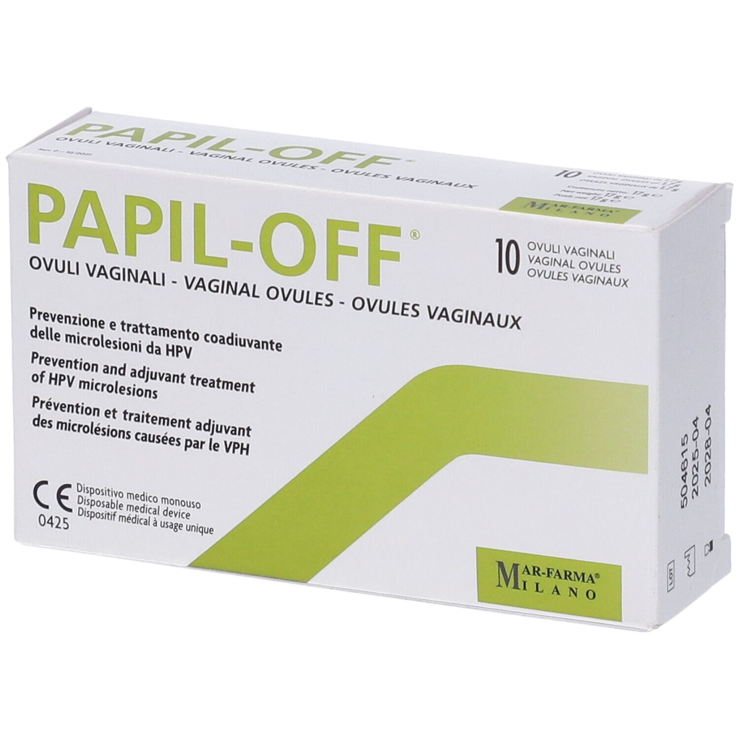 Papil-Off Ovuli Vaginali