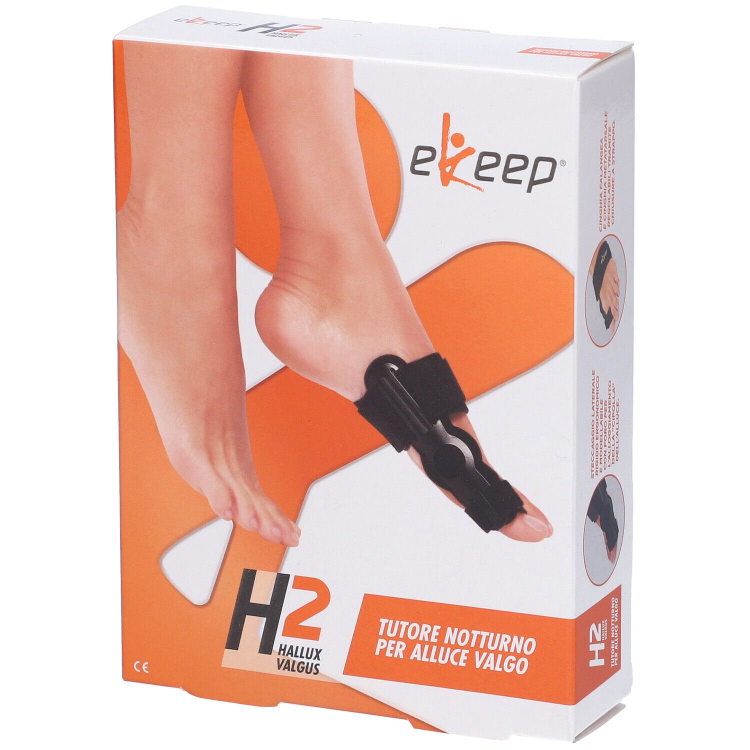 Ekeep H2 Hallux Valgus Tutore Notturno Per Alluce Valgo 1/M
