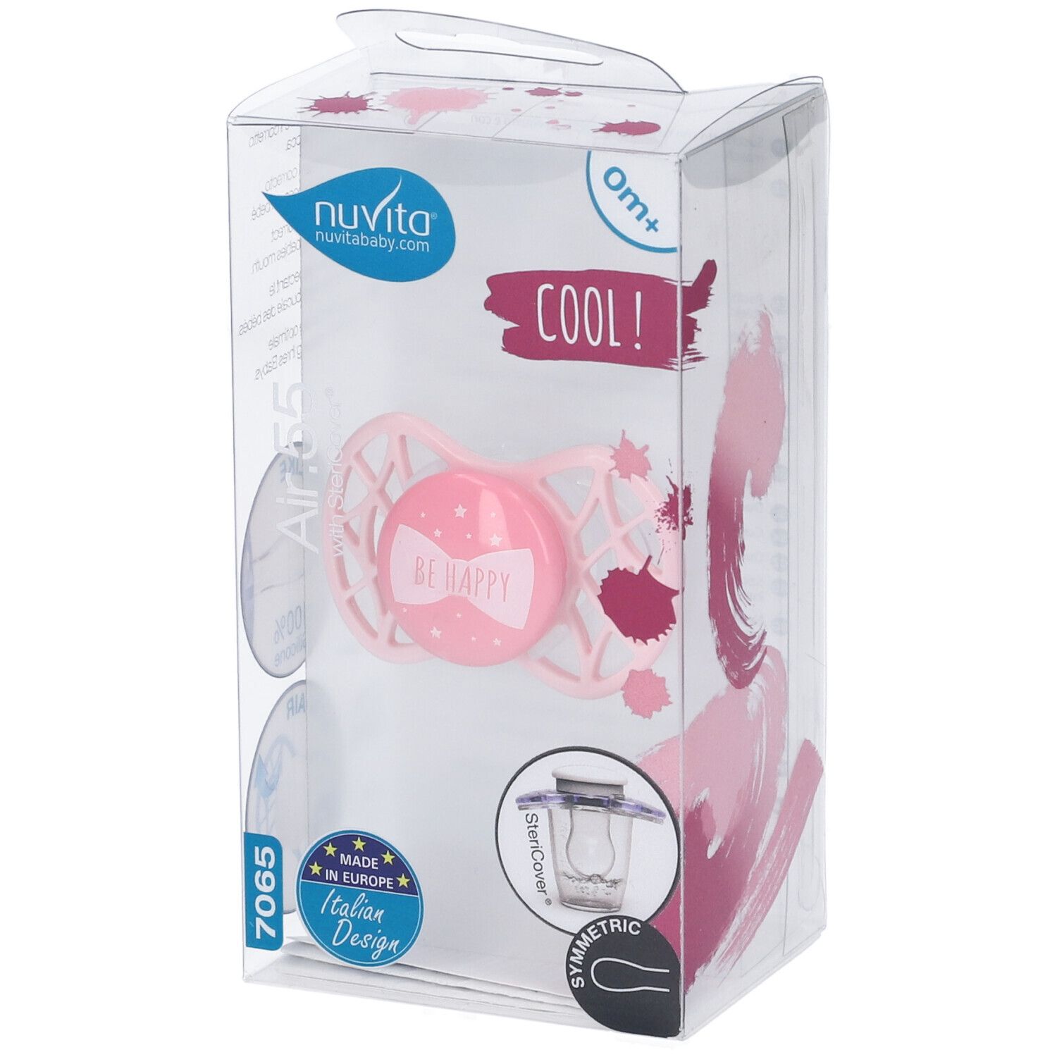 Nuvita 7065 Air55 Succhietto Cool Sym 0M+ Rose Quarz