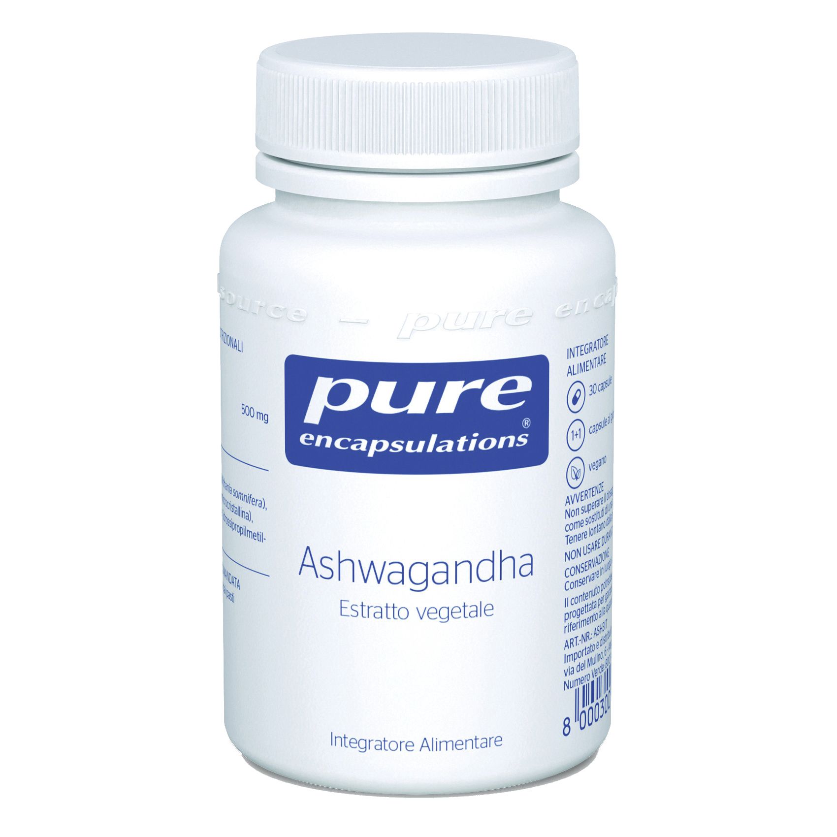 Pure Encapsulations Ashwagandha 30 Capsule - Integratore ricostituente - Immagine 7