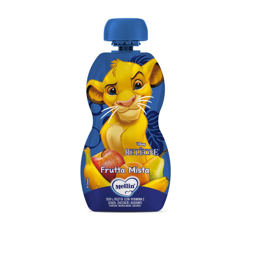 Mellin Pouch Disney il Re Leone Frutta Mista