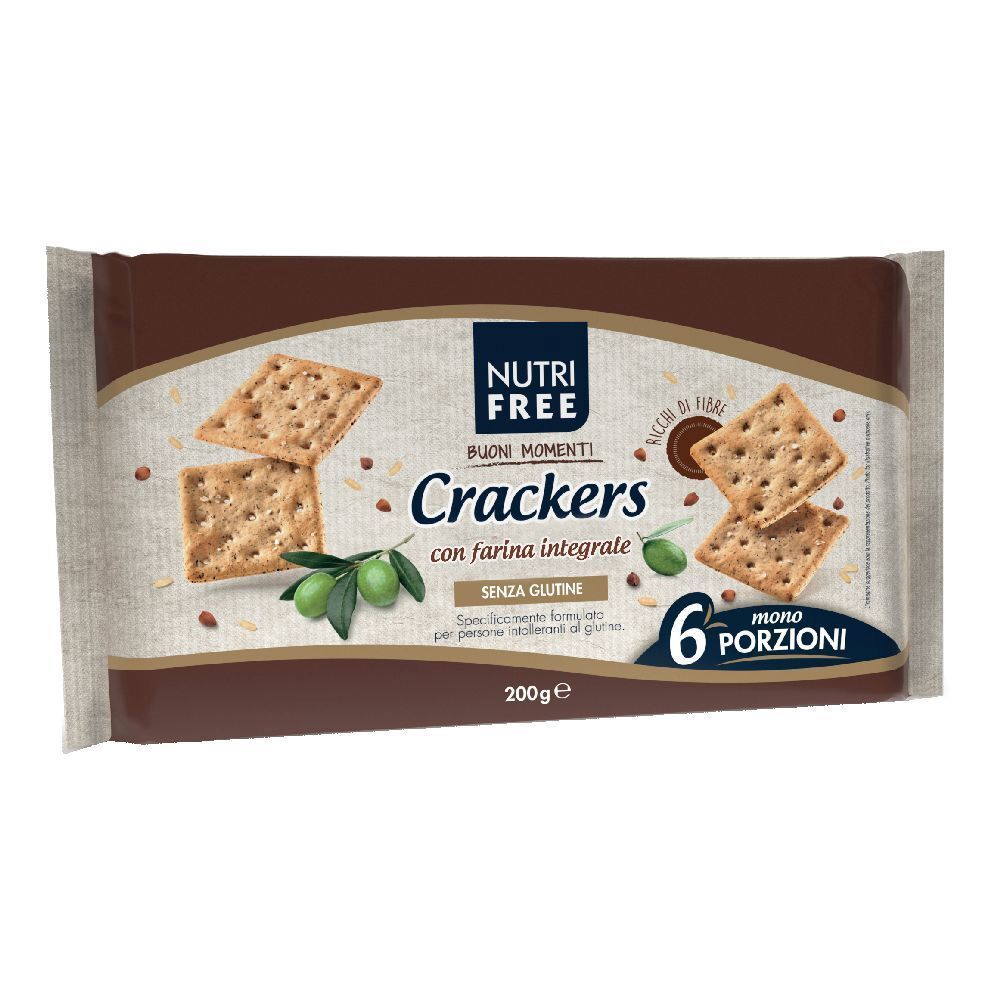 Nutrifree Crackers Integrali Senza Glutine 6 Monoporzioni - Immagine 6