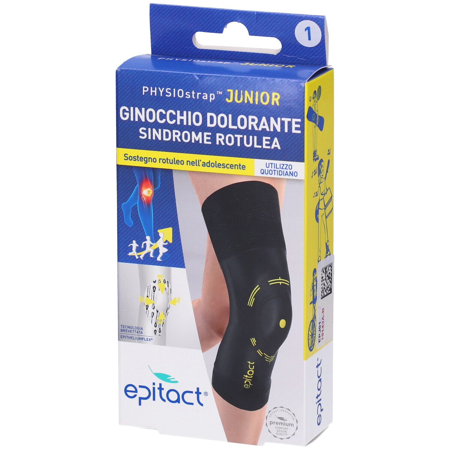 Epitact Ginocchiera Physiostrap Junior Taglia 1 (27-29,9 cm)